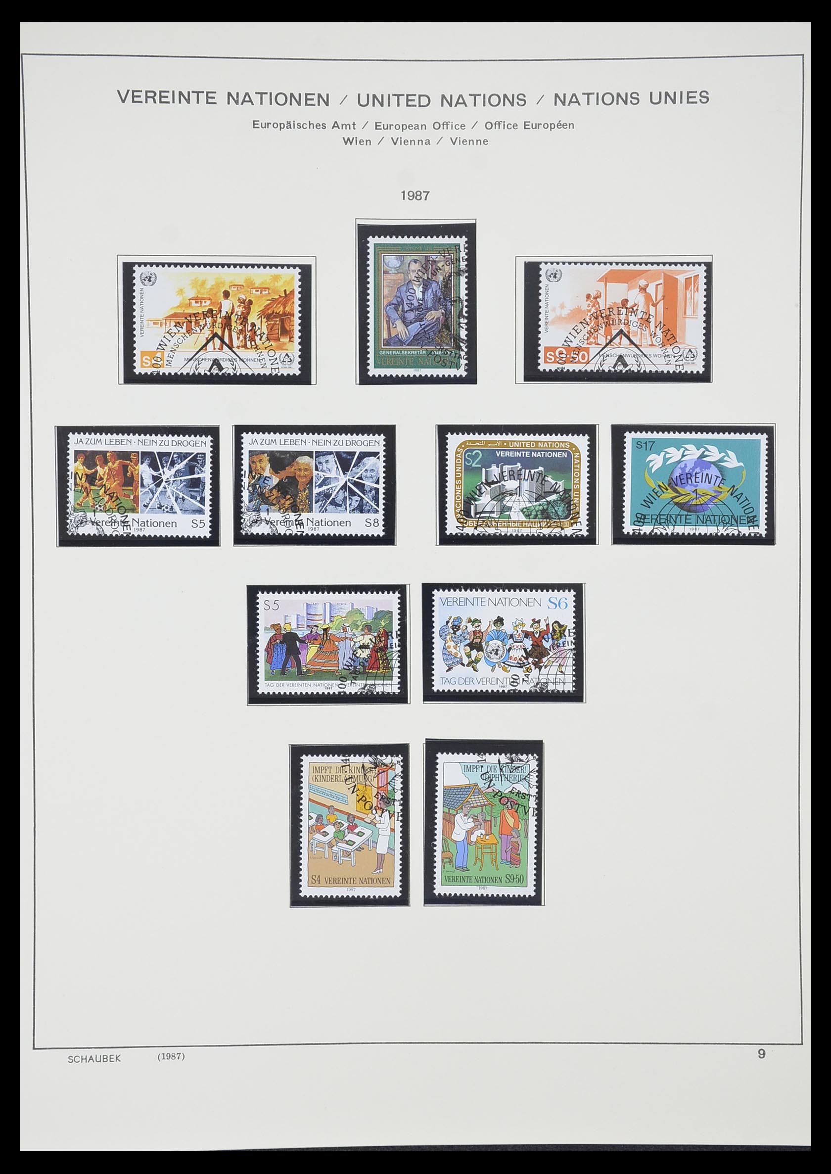 33637 801 - Postzegelverzameling 33637 Verenigde Naties 1951-2005.