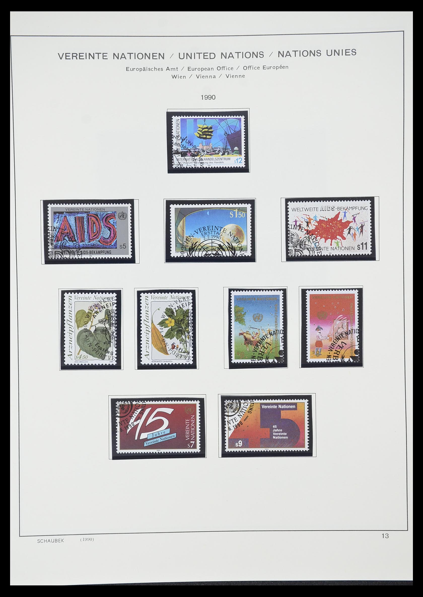 33637 811 - Postzegelverzameling 33637 Verenigde Naties 1951-2005.