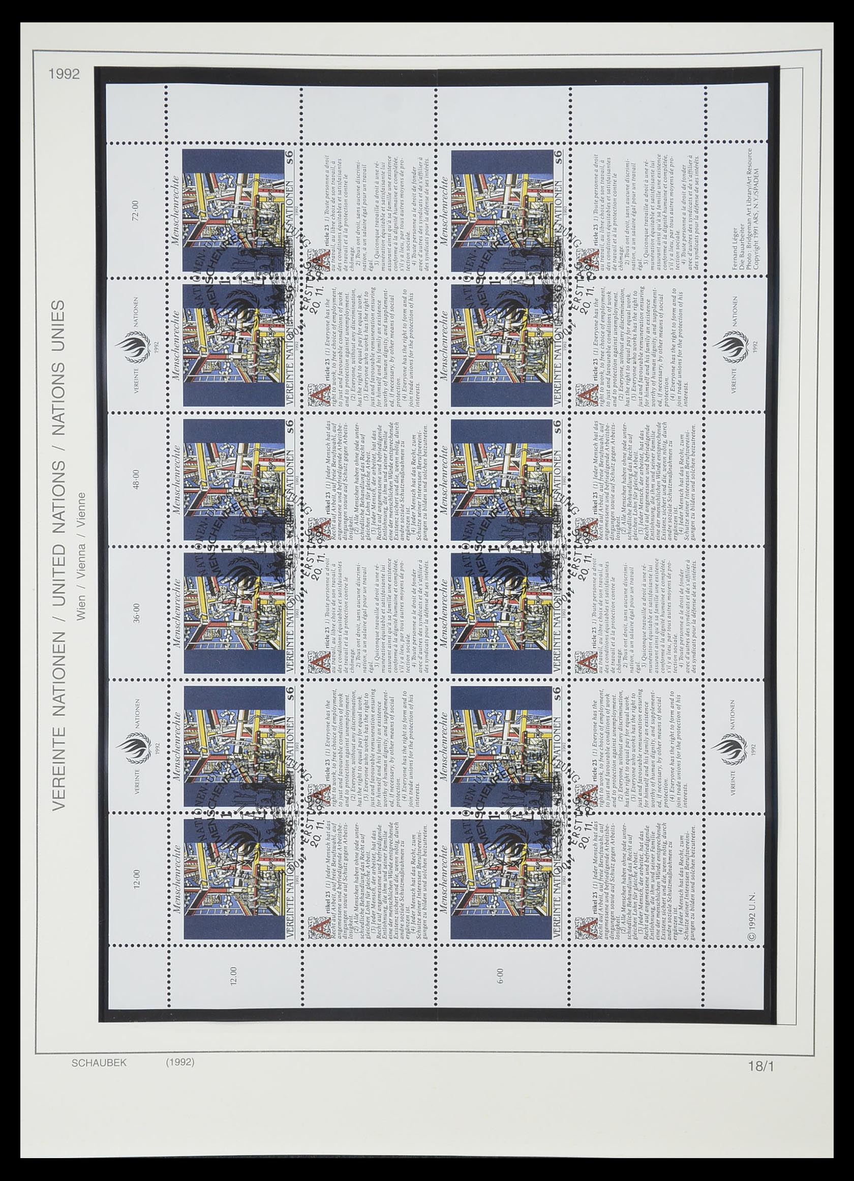 33637 824 - Postzegelverzameling 33637 Verenigde Naties 1951-2005.