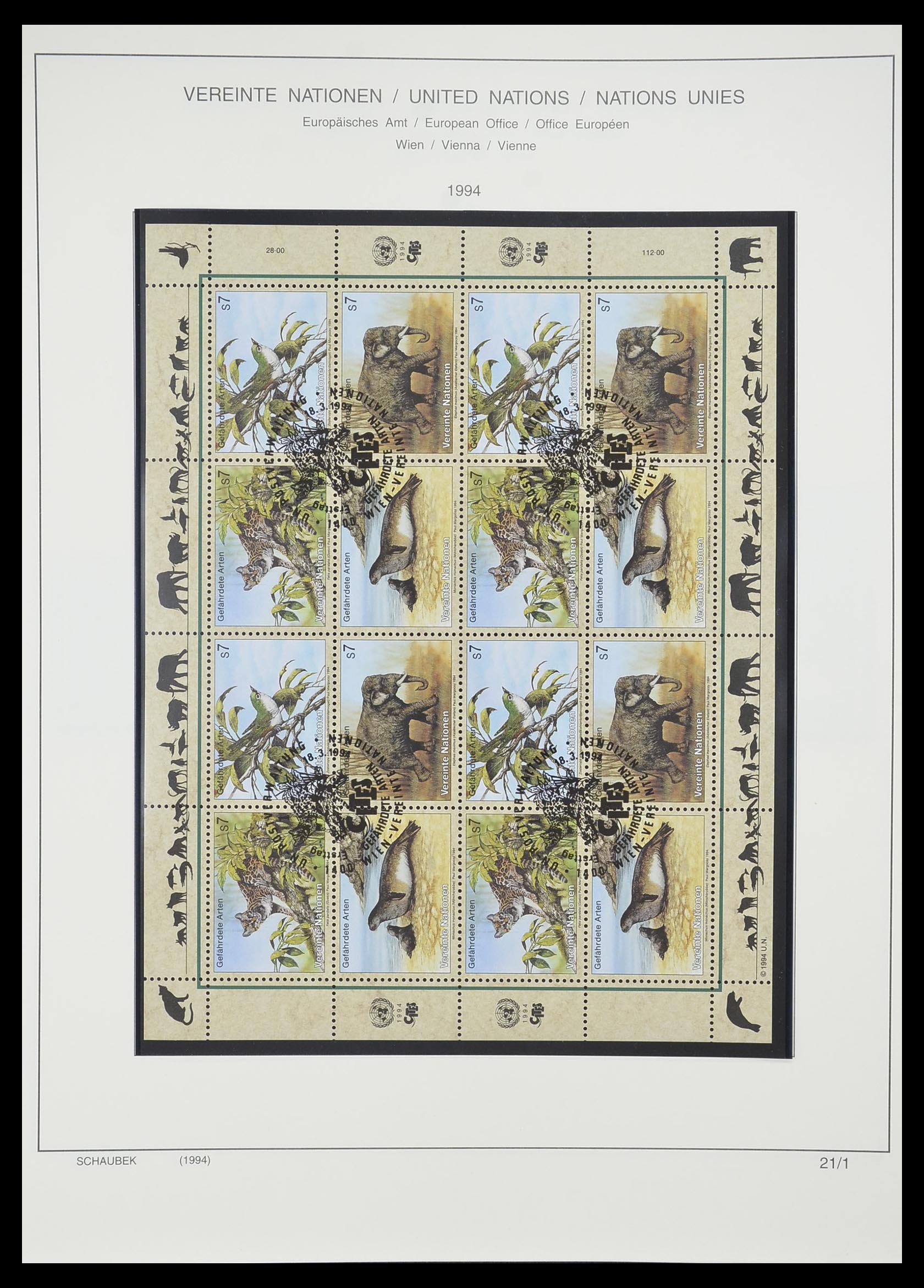 33637 834 - Postzegelverzameling 33637 Verenigde Naties 1951-2005.