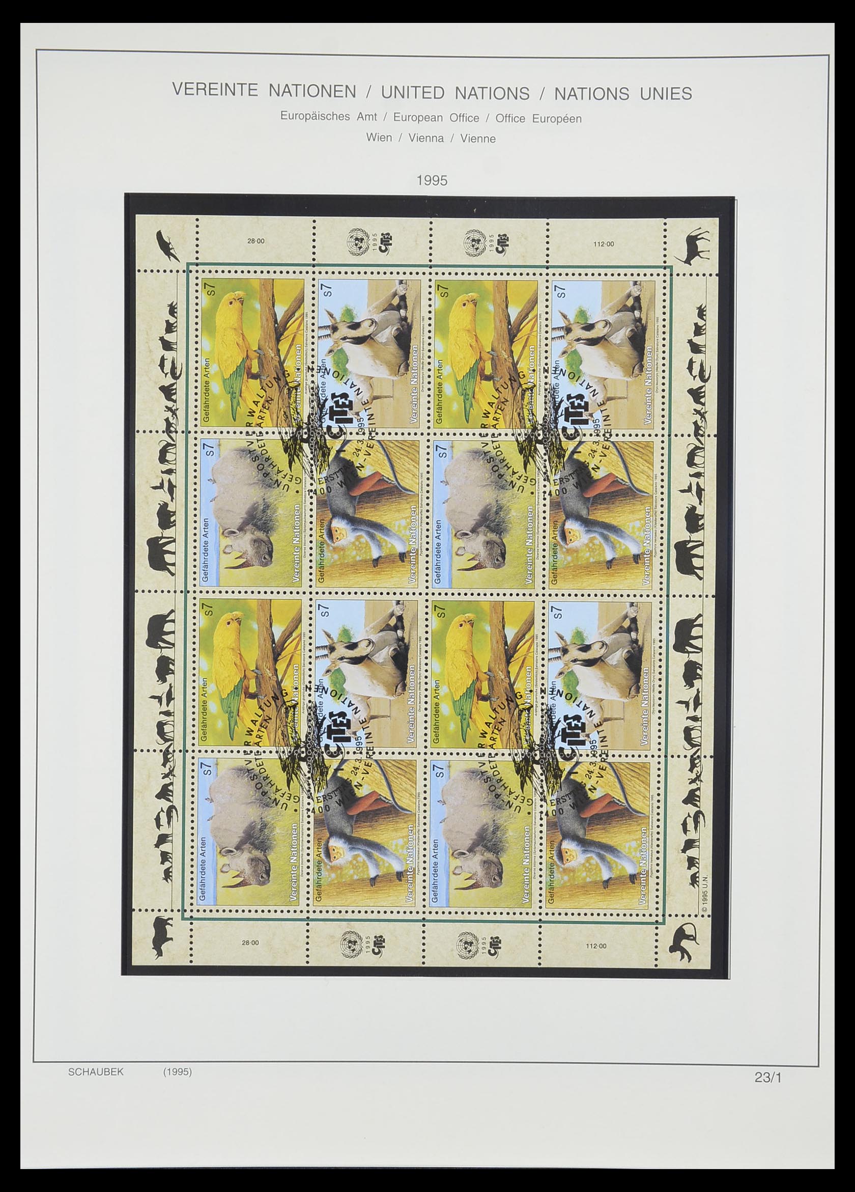 33637 836 - Postzegelverzameling 33637 Verenigde Naties 1951-2005.