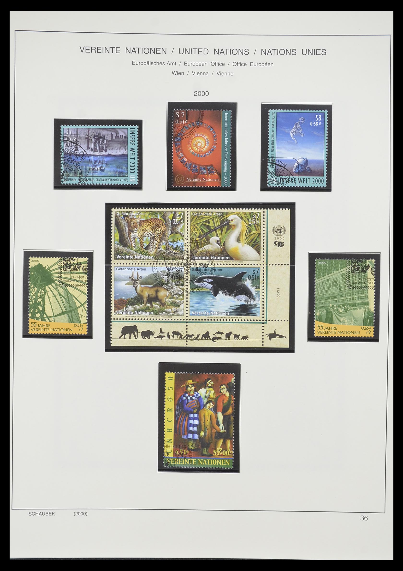 33637 864 - Postzegelverzameling 33637 Verenigde Naties 1951-2005.