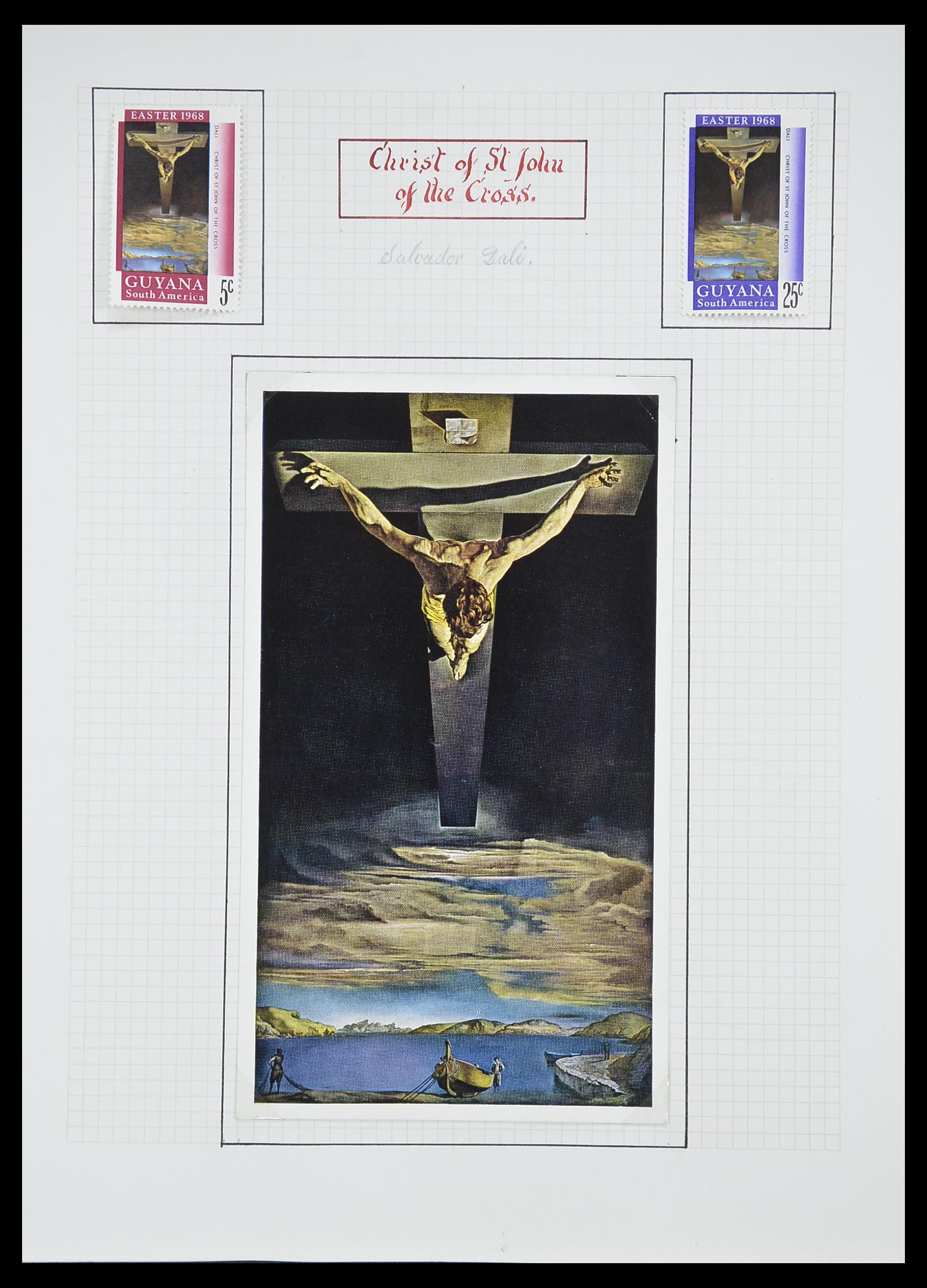 33657 0118 - Postzegelverzameling 33657 Motief Religie 1900-1990.
