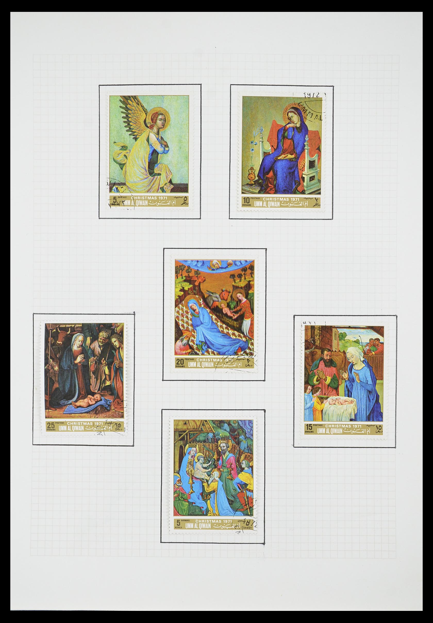 33657 1576 - Postzegelverzameling 33657 Motief Religie 1900-1990.