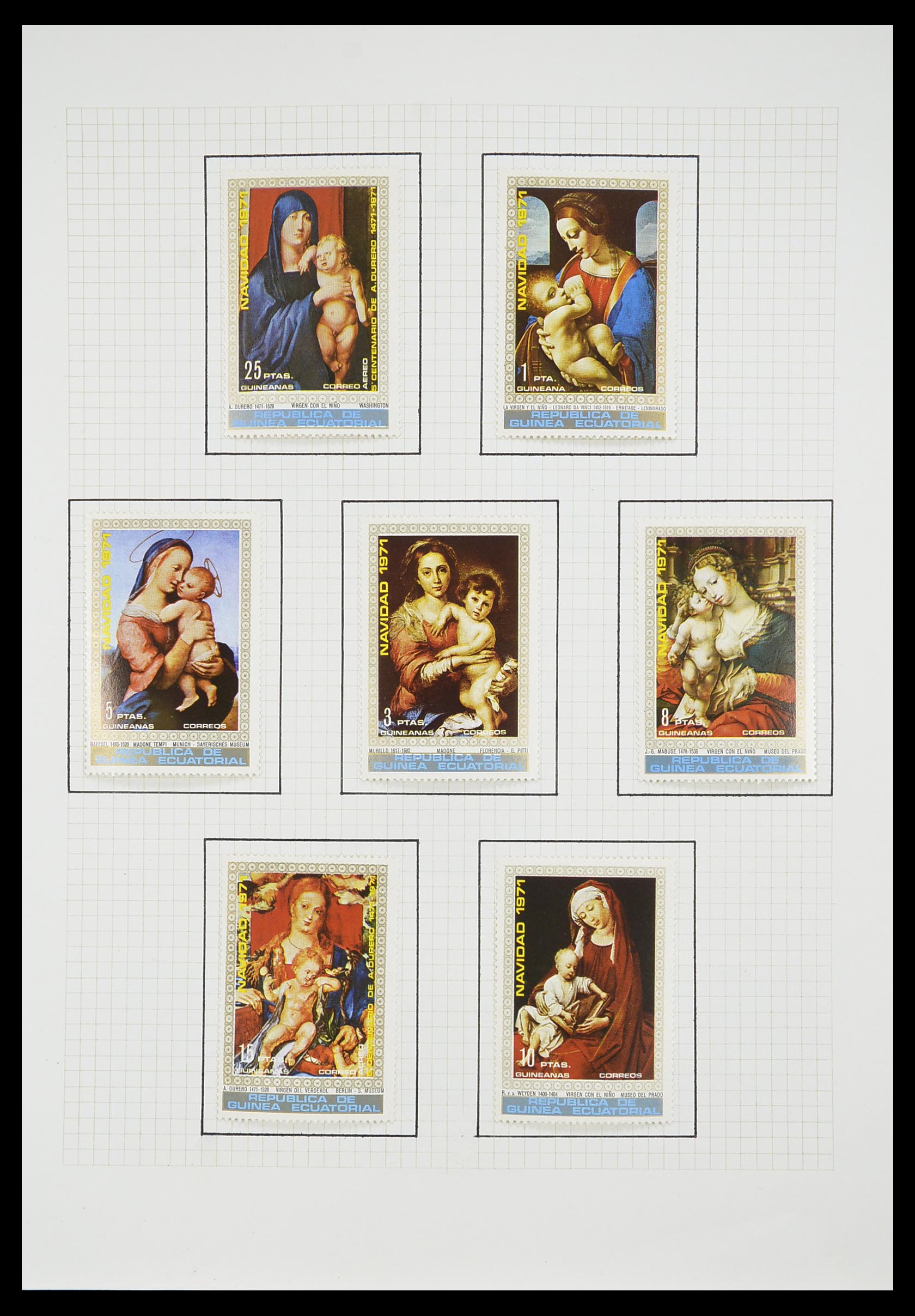 33657 1577 - Postzegelverzameling 33657 Motief Religie 1900-1990.
