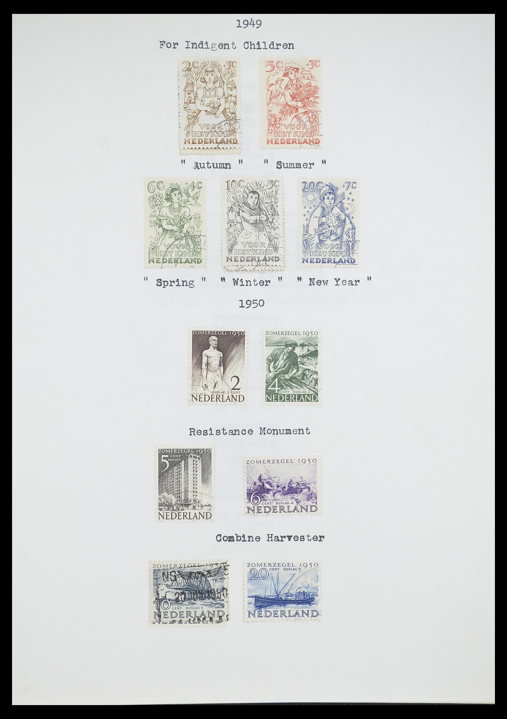 33662 141 - Postzegelverzameling 33662 Nederland 1852-1995.