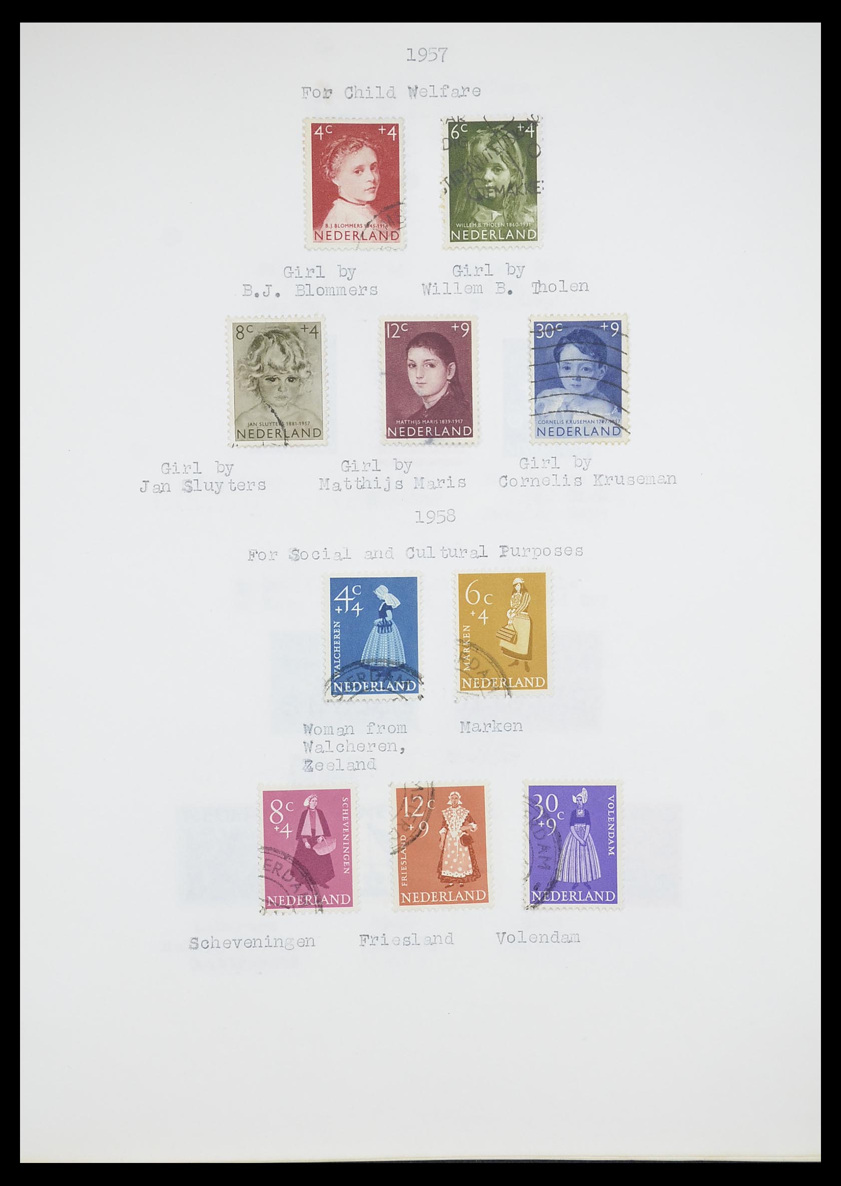 33662 155 - Postzegelverzameling 33662 Nederland 1852-1995.