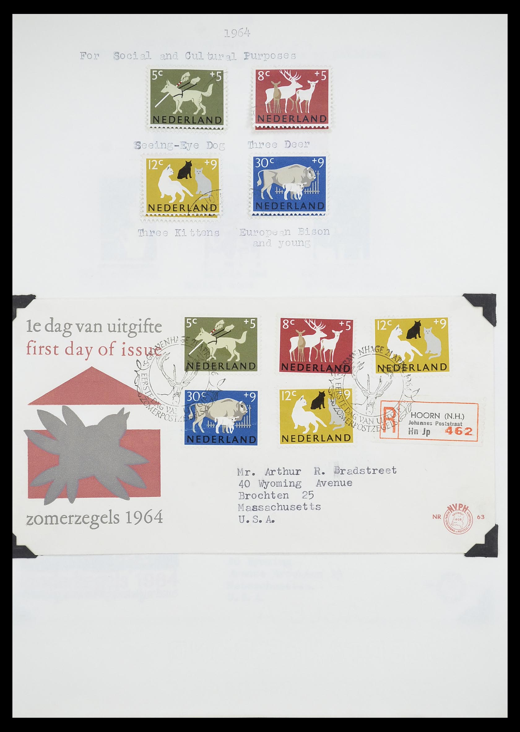 33662 163 - Postzegelverzameling 33662 Nederland 1852-1995.