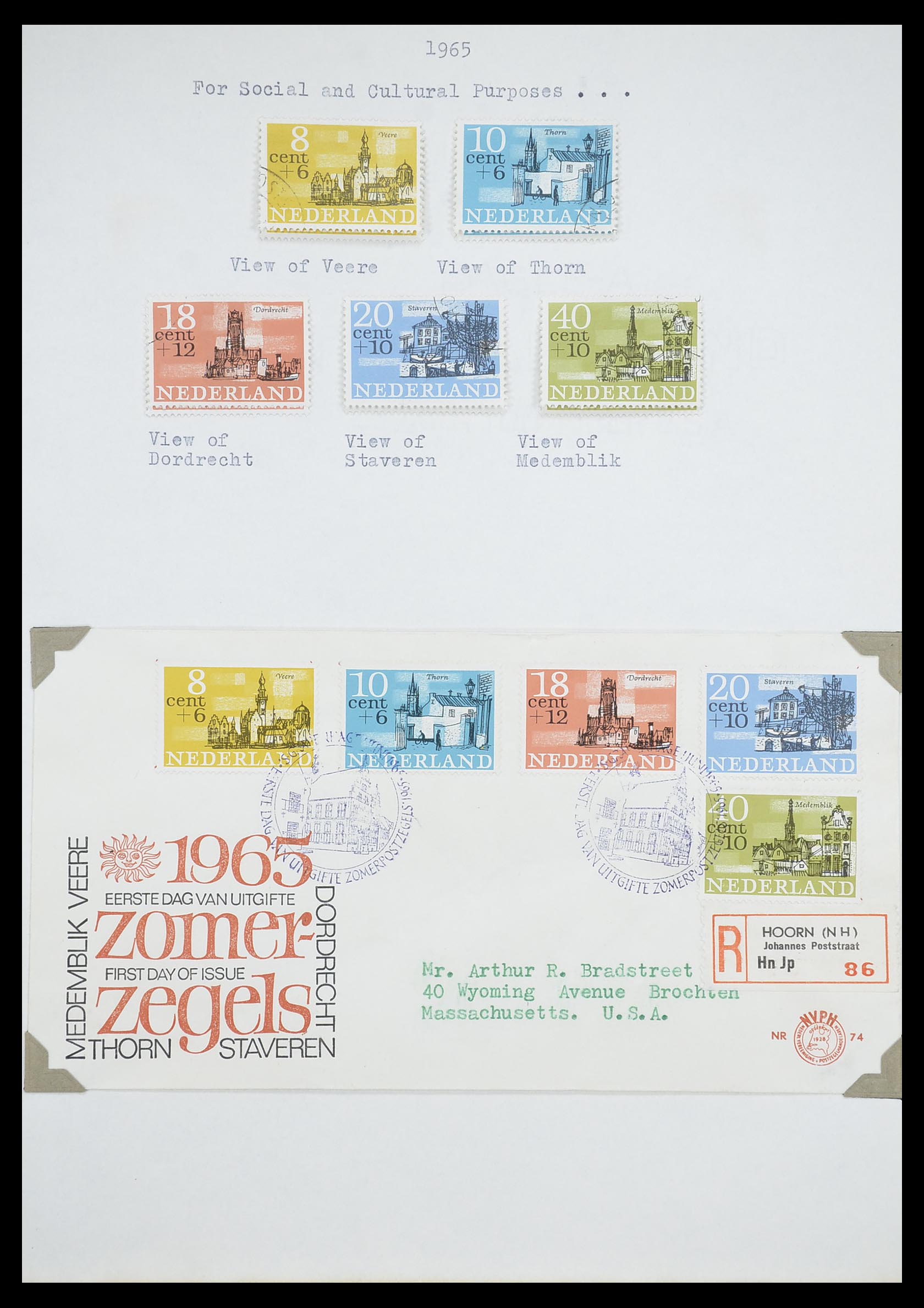 33662 165 - Postzegelverzameling 33662 Nederland 1852-1995.