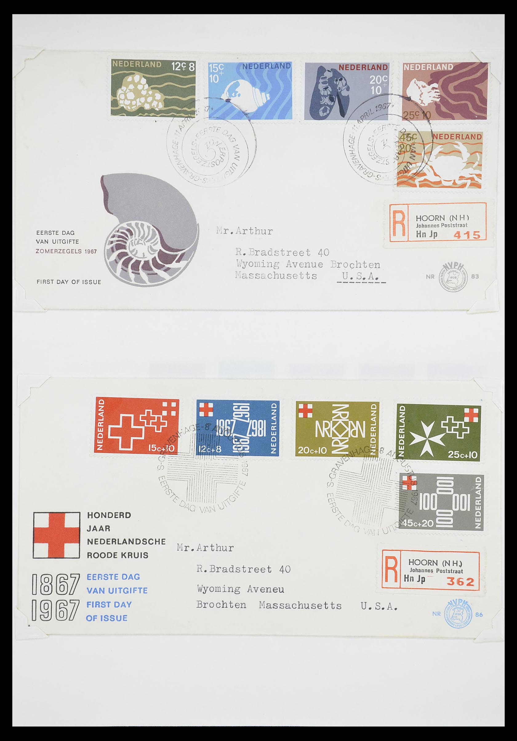 33662 173 - Postzegelverzameling 33662 Nederland 1852-1995.