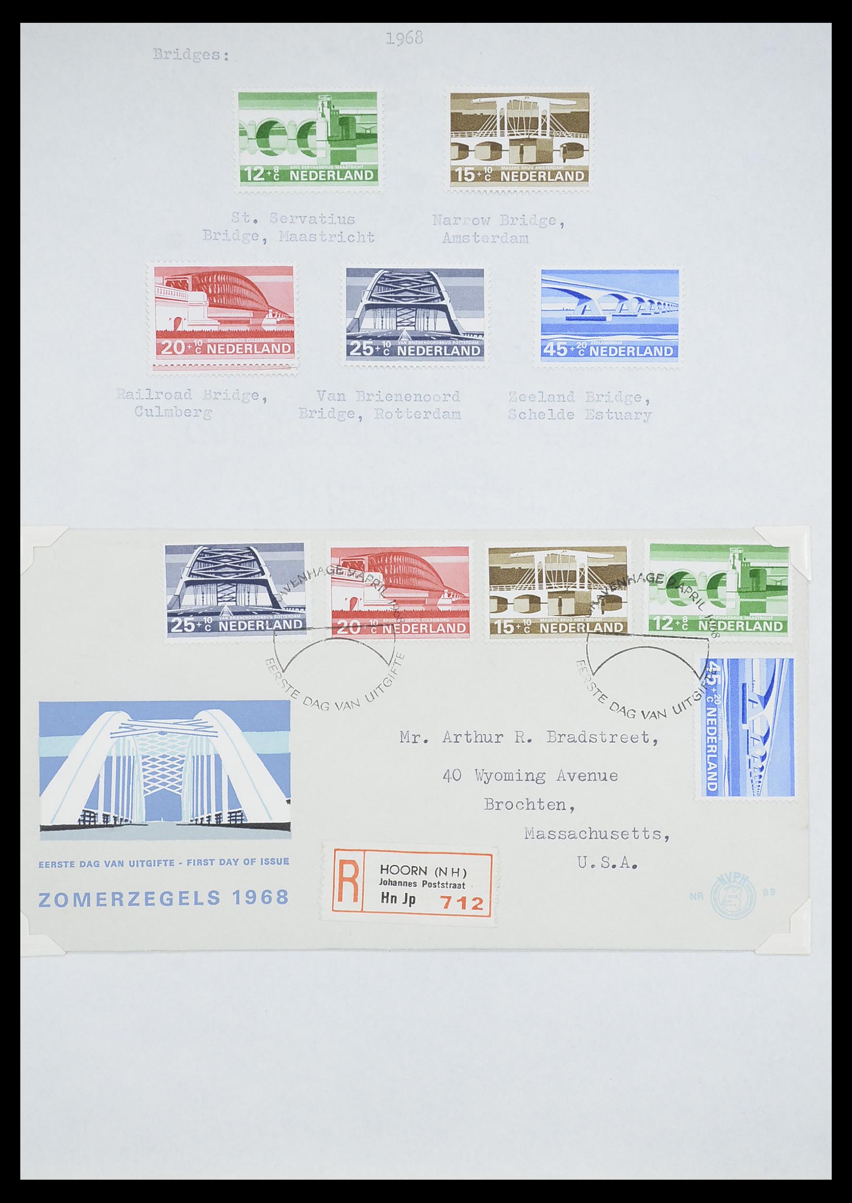 33662 176 - Postzegelverzameling 33662 Nederland 1852-1995.