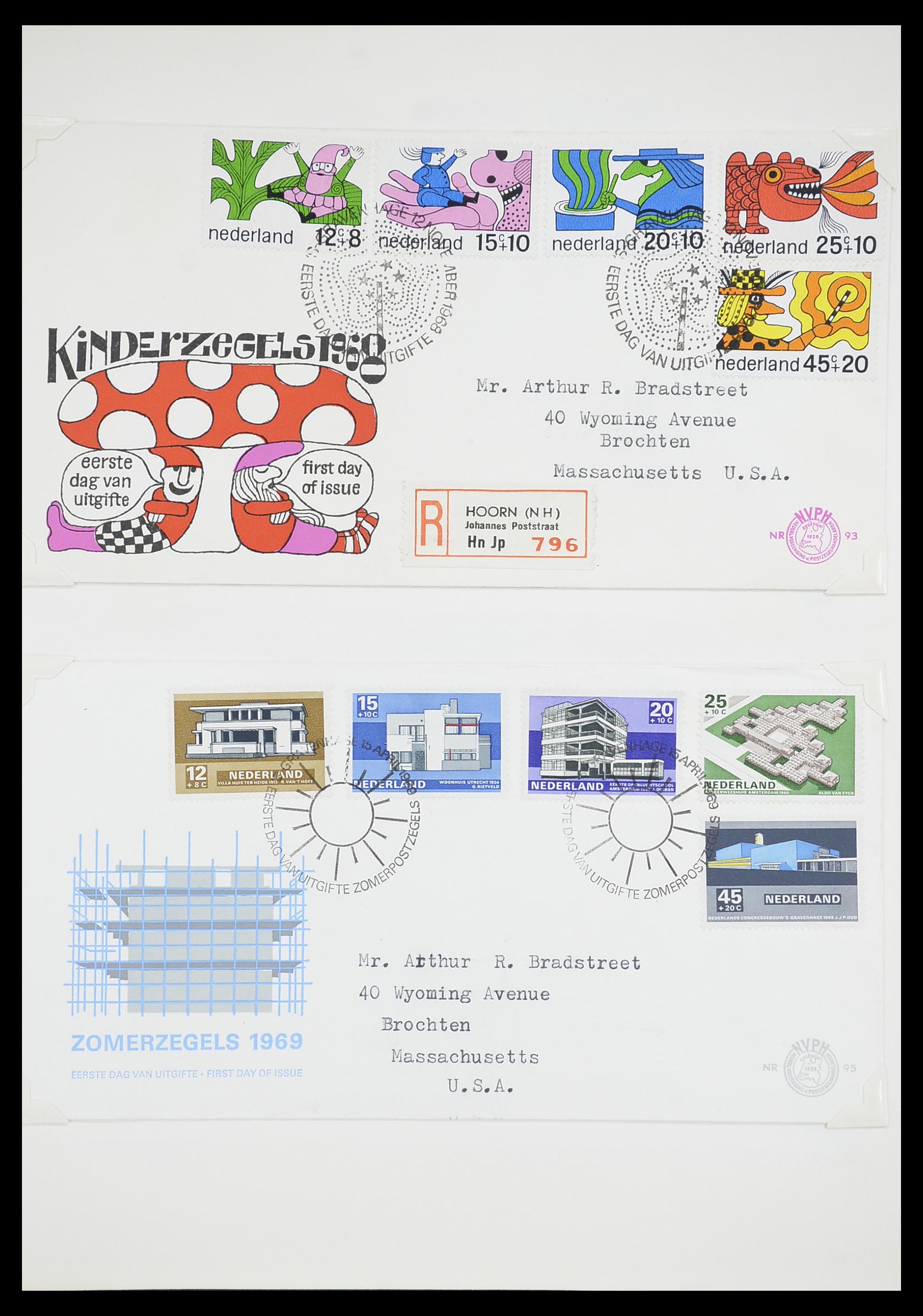 33662 180 - Postzegelverzameling 33662 Nederland 1852-1995.