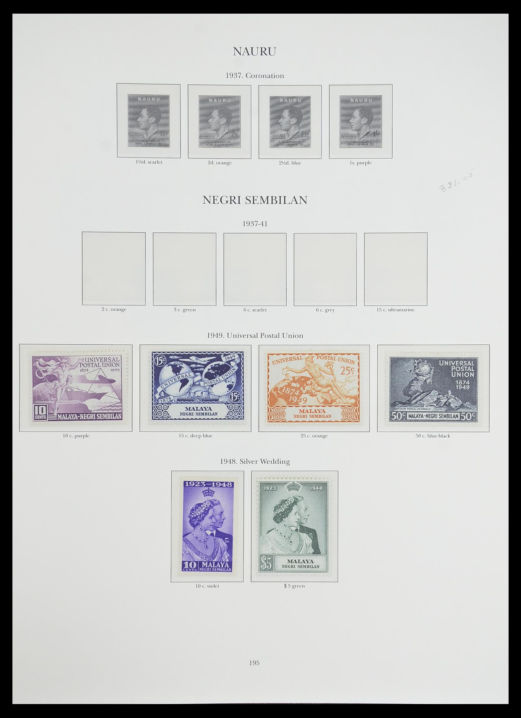 33665 143 - Postzegelverzameling 33665 Brits Gemenebest 1937-1952.