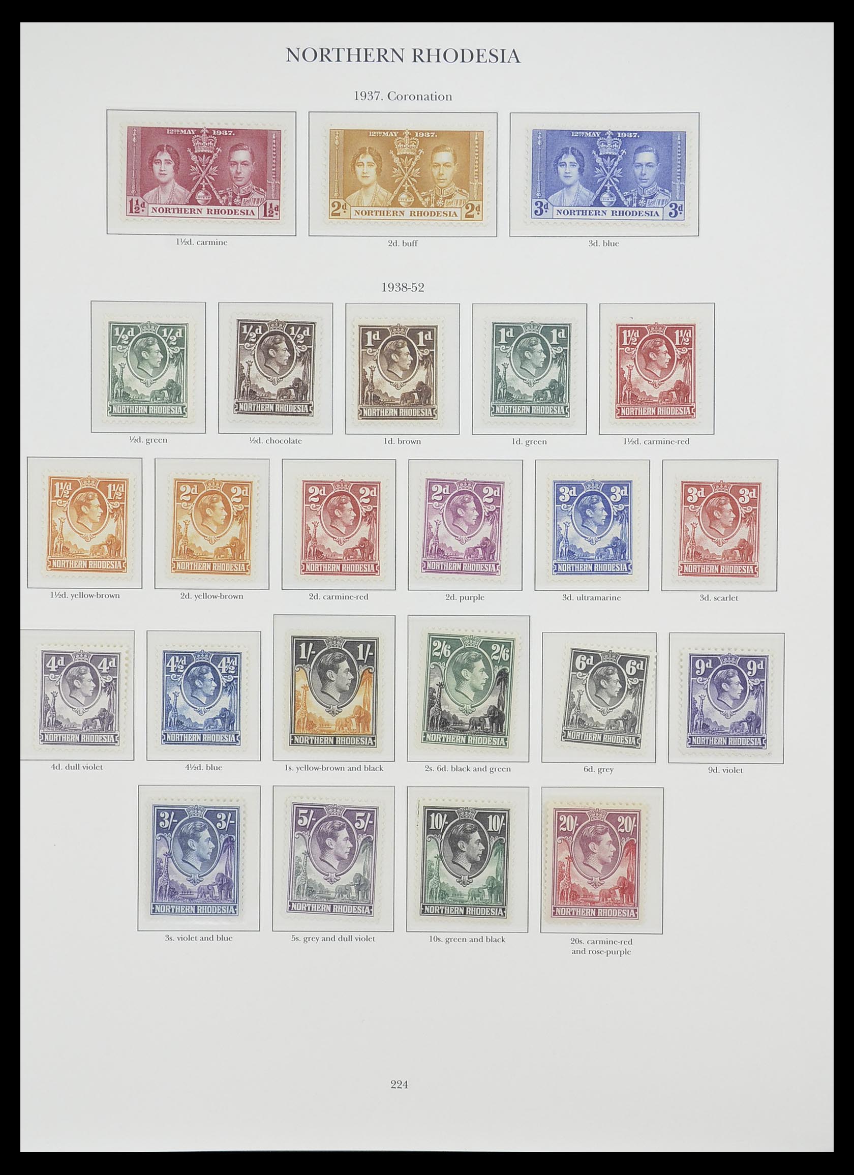 33665 165 - Postzegelverzameling 33665 Brits Gemenebest 1937-1952.