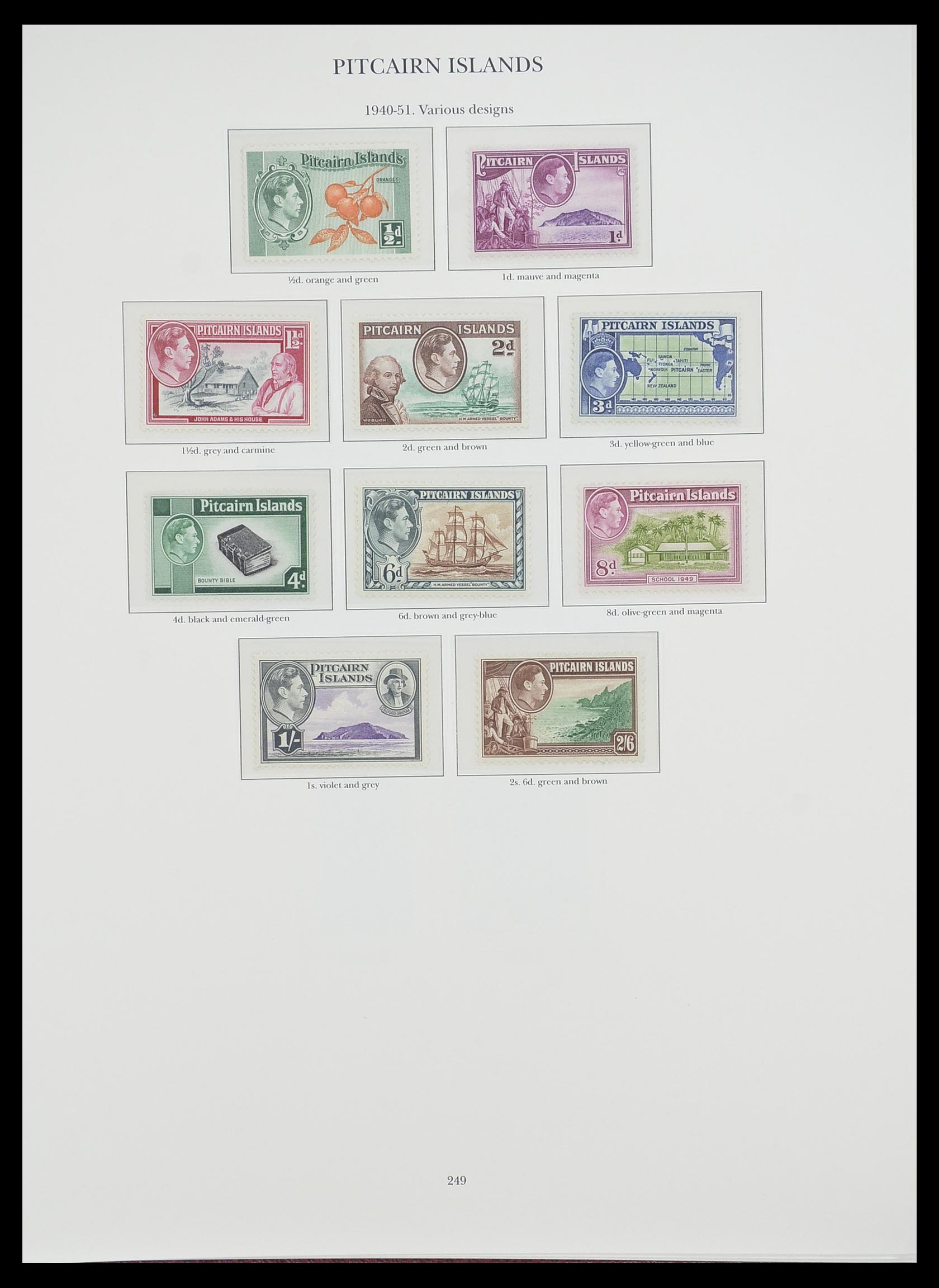 33665 185 - Postzegelverzameling 33665 Brits Gemenebest 1937-1952.