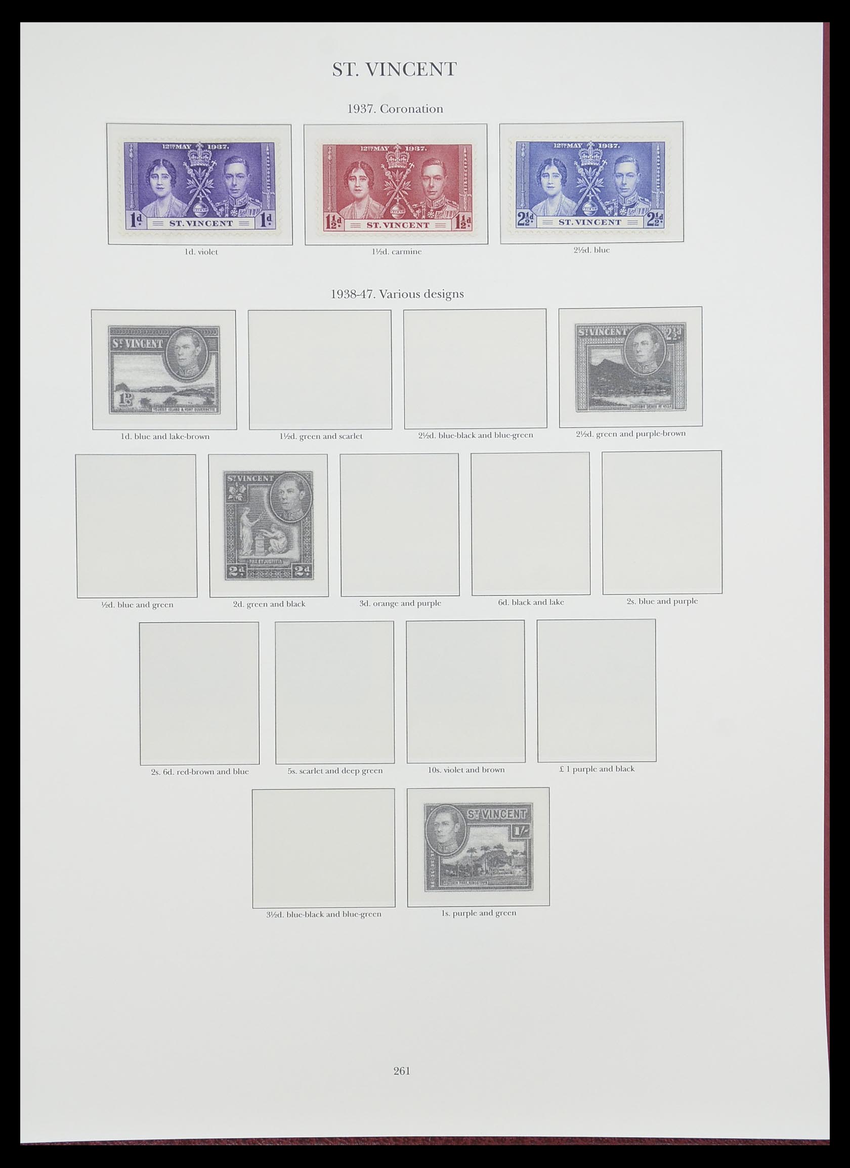 33665 194 - Postzegelverzameling 33665 Brits Gemenebest 1937-1952.