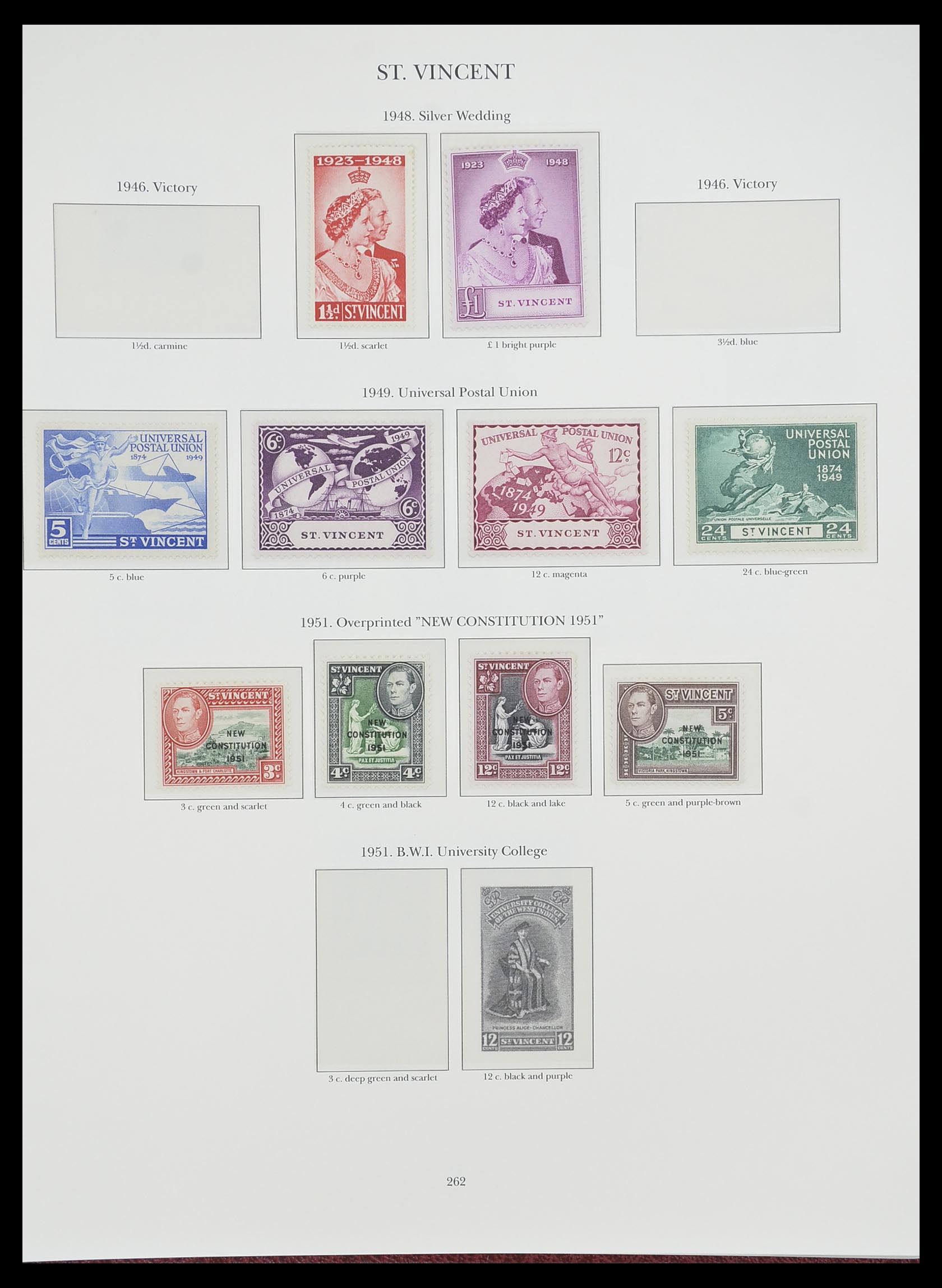 33665 195 - Postzegelverzameling 33665 Brits Gemenebest 1937-1952.