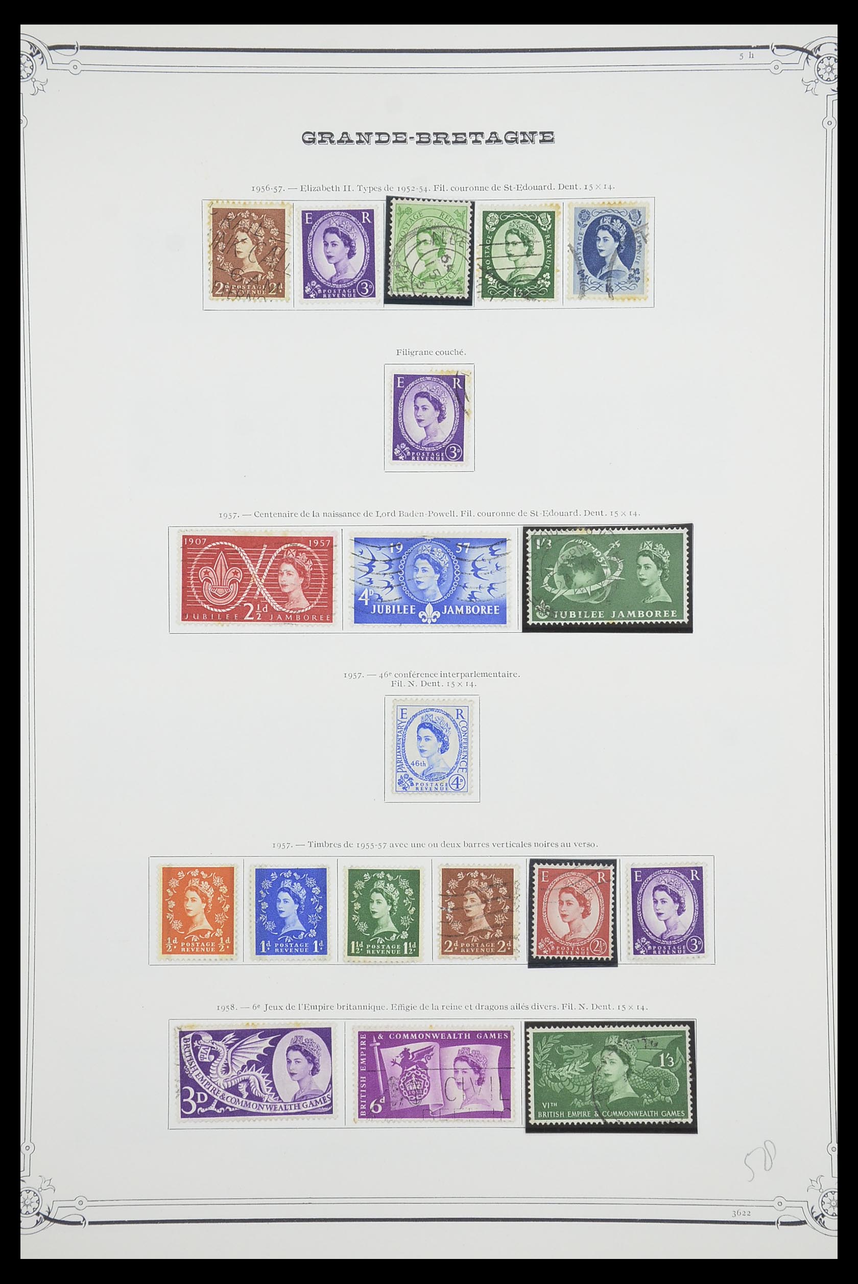 33690 019 - Postzegelverzameling 33690 Engeland 1840-1976.