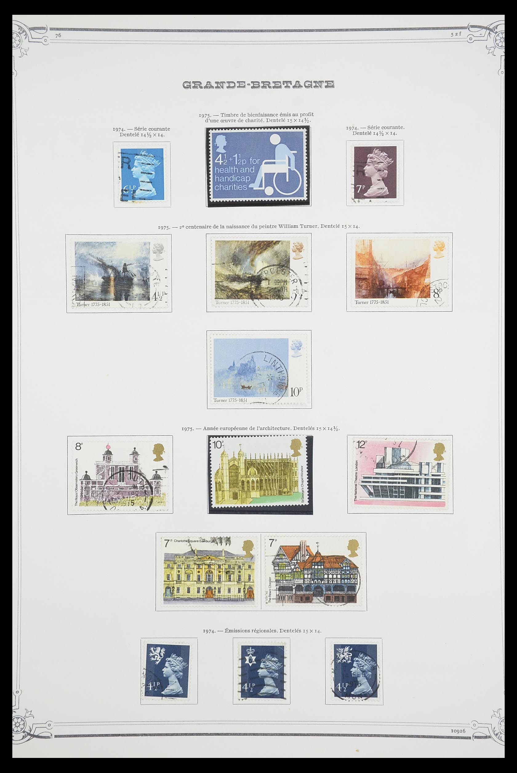 33690 042 - Postzegelverzameling 33690 Engeland 1840-1976.