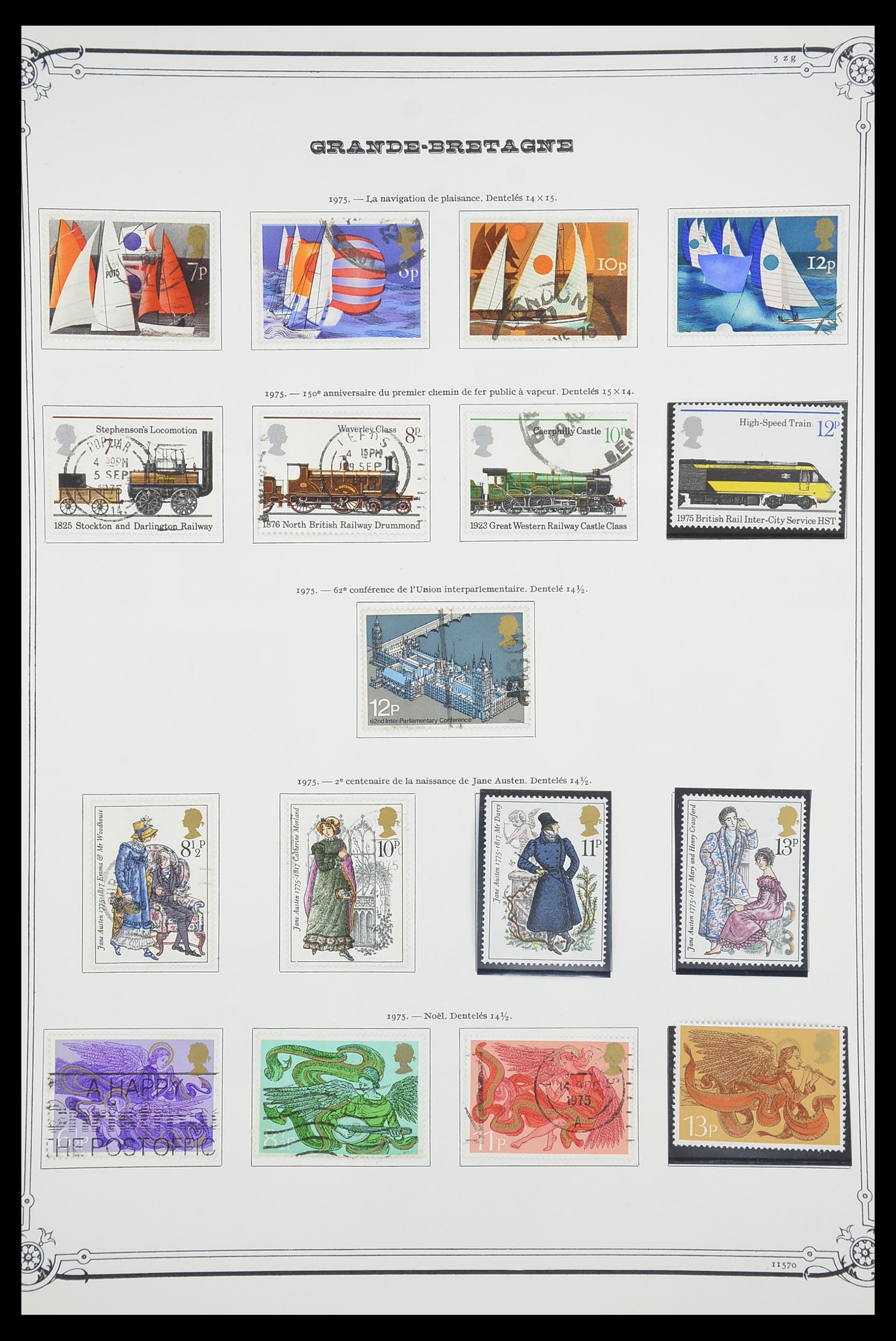 33690 043 - Postzegelverzameling 33690 Engeland 1840-1976.