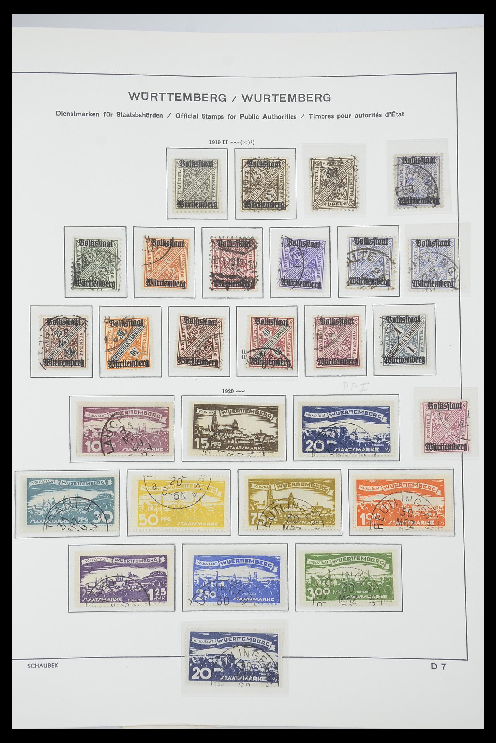 33694 061 - Postzegelverzameling 33694 Duitsland 1851-1946.