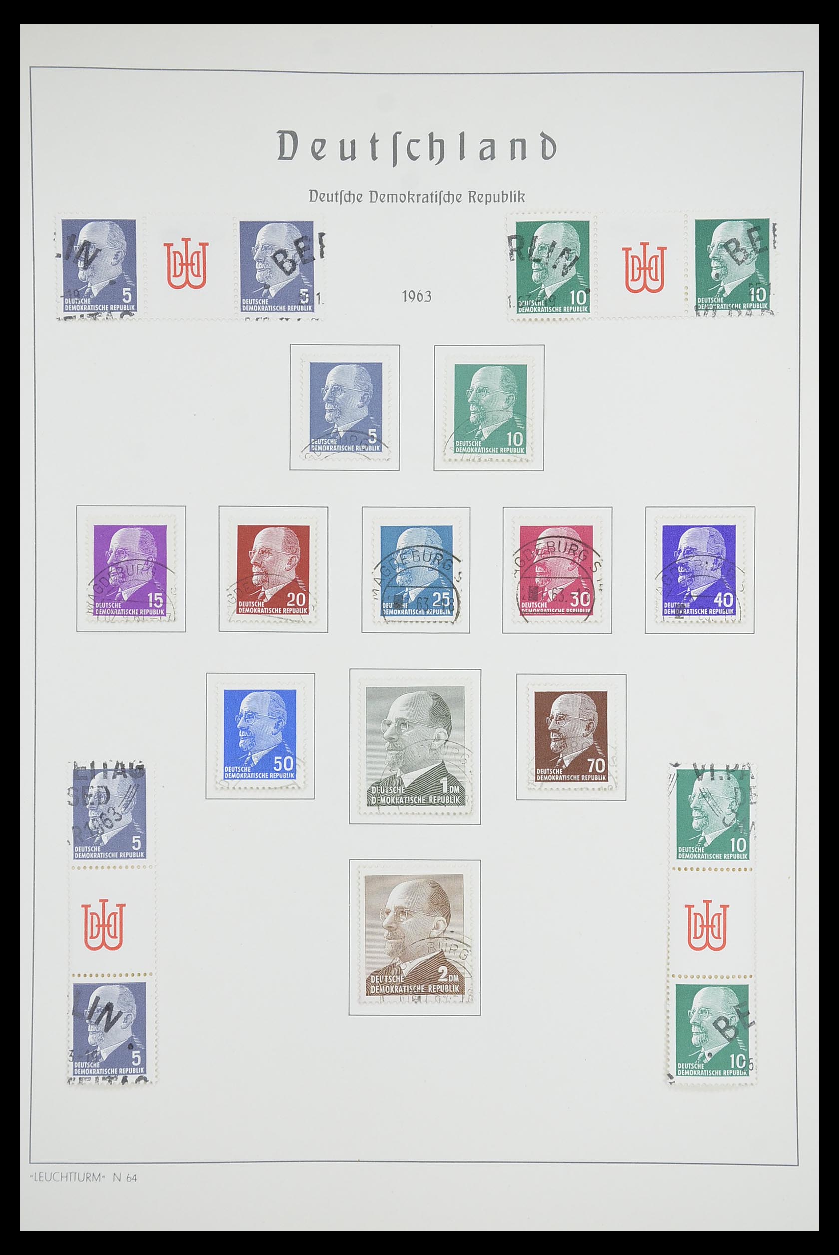 33709 081 - Postzegelverzameling 33709 DDR 1948-1973.