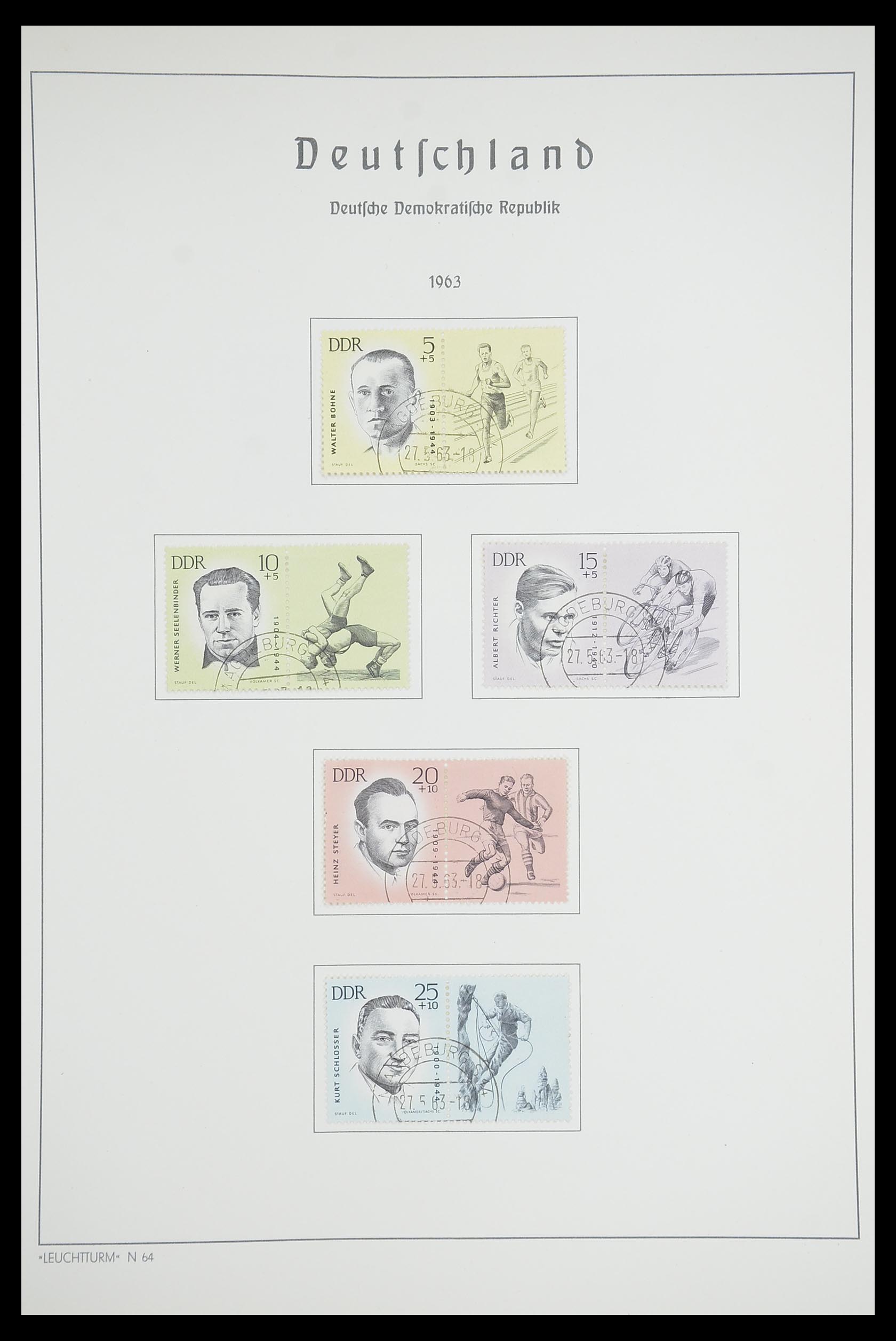 33709 082 - Postzegelverzameling 33709 DDR 1948-1973.