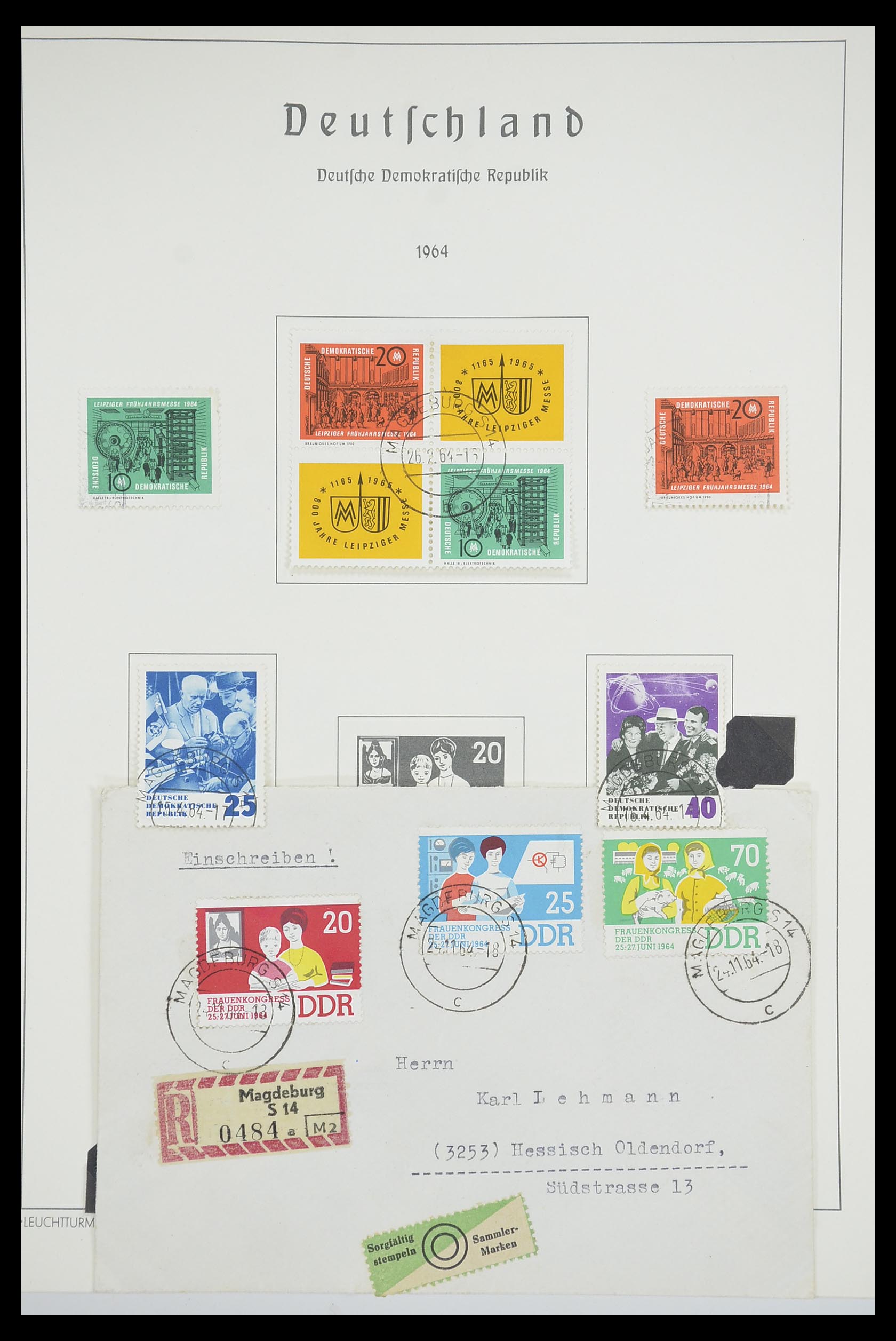 33709 090 - Postzegelverzameling 33709 DDR 1948-1973.