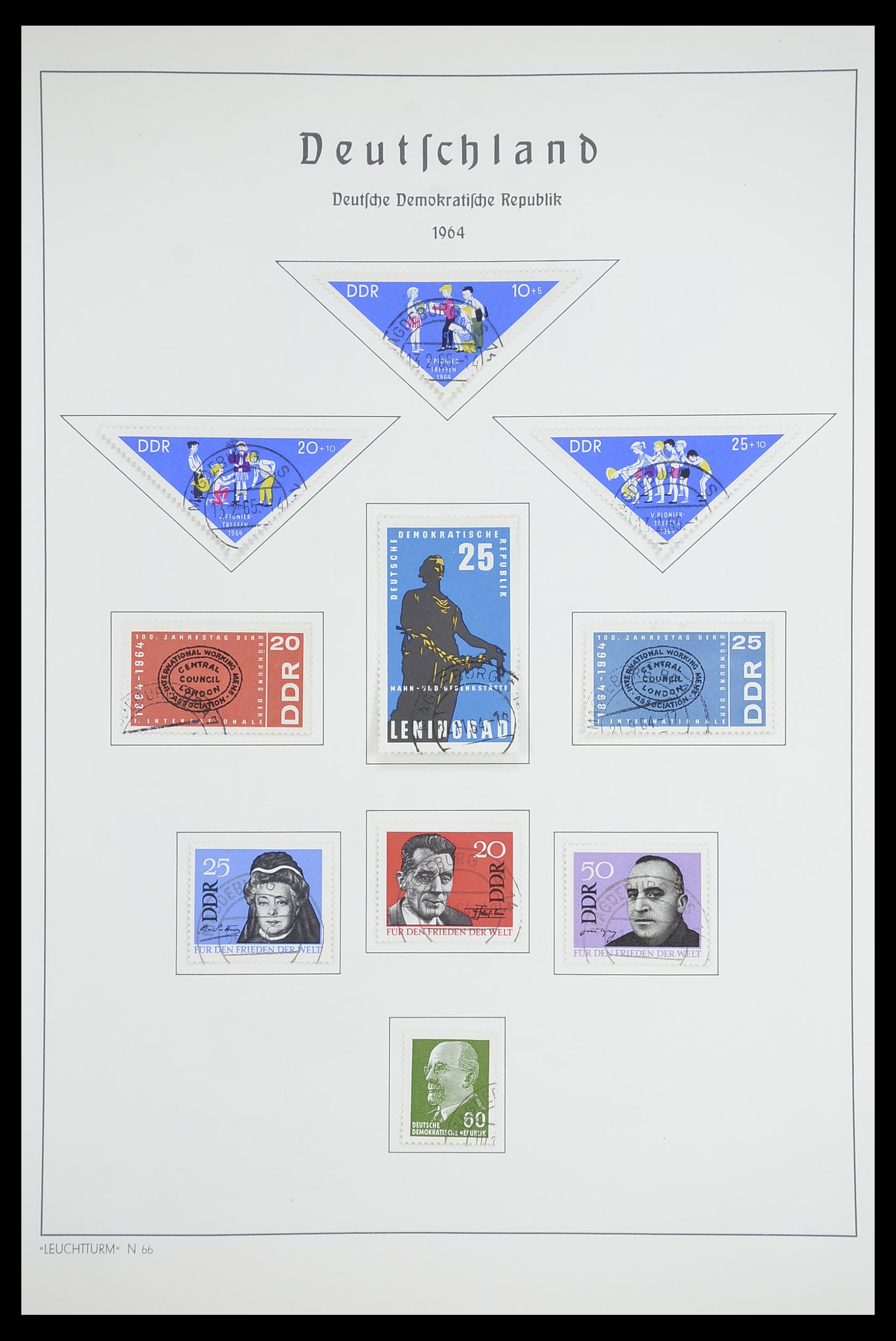 33709 092 - Postzegelverzameling 33709 DDR 1948-1973.