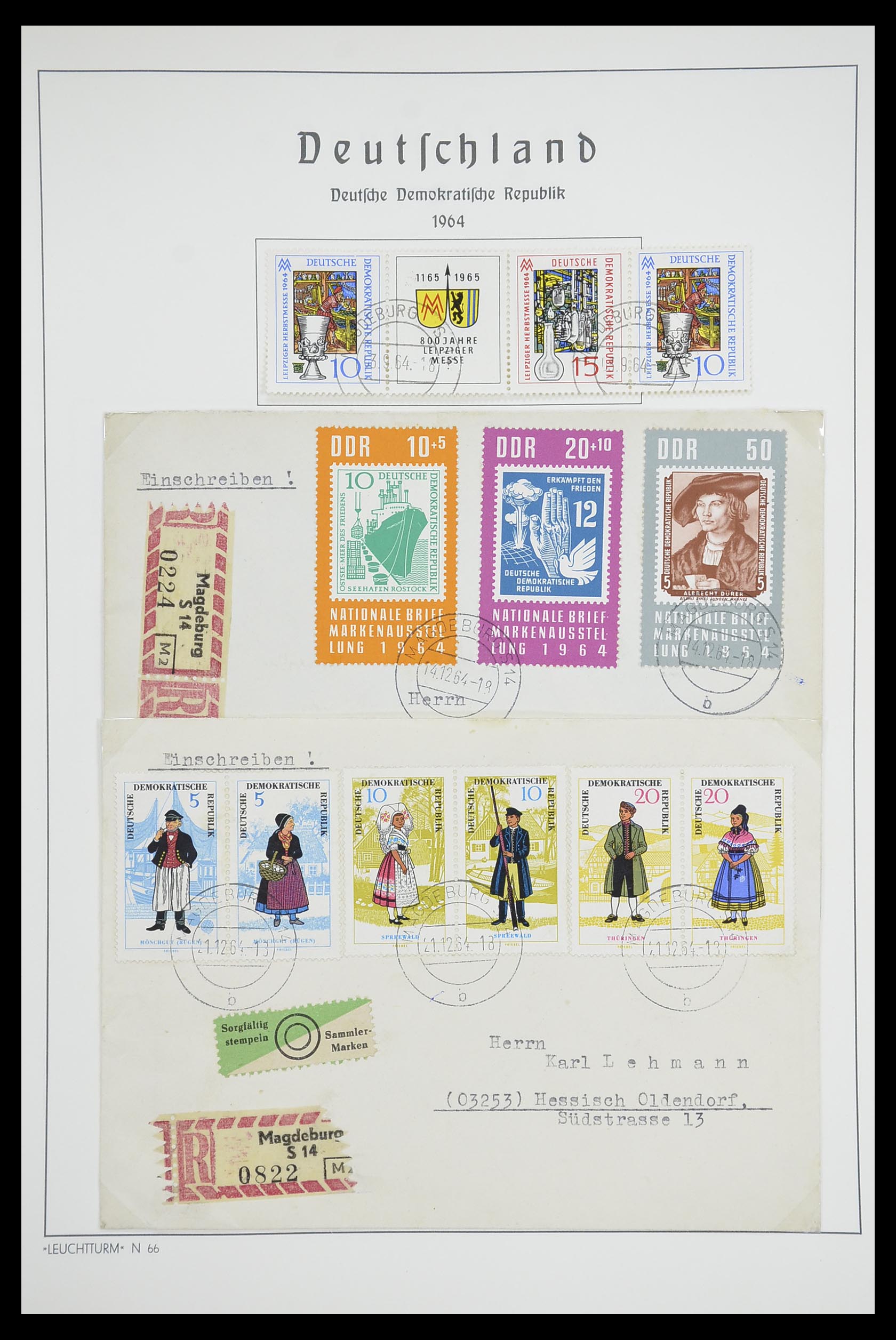 33709 093 - Postzegelverzameling 33709 DDR 1948-1973.