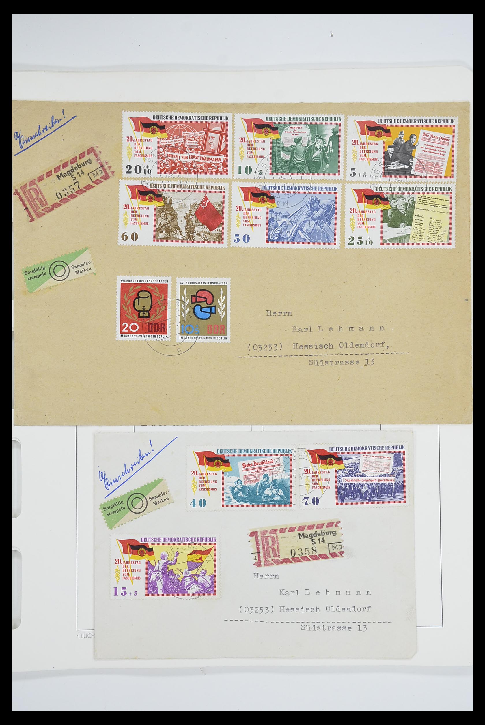 33709 100 - Postzegelverzameling 33709 DDR 1948-1973.
