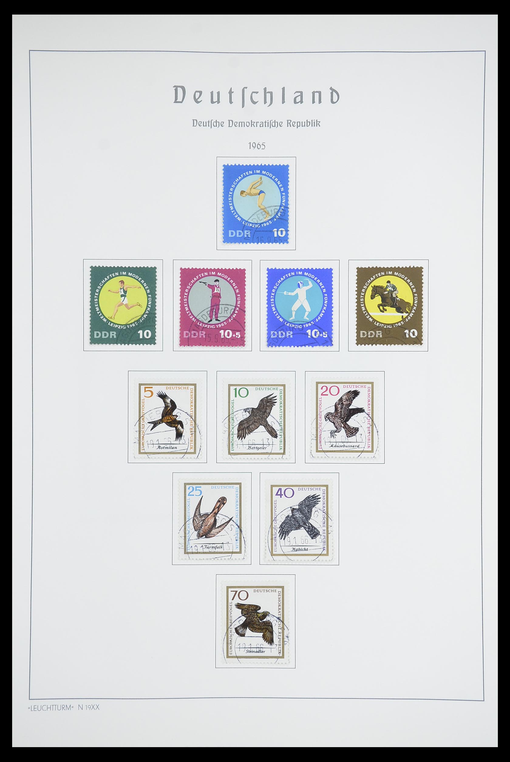 33709 105 - Postzegelverzameling 33709 DDR 1948-1973.