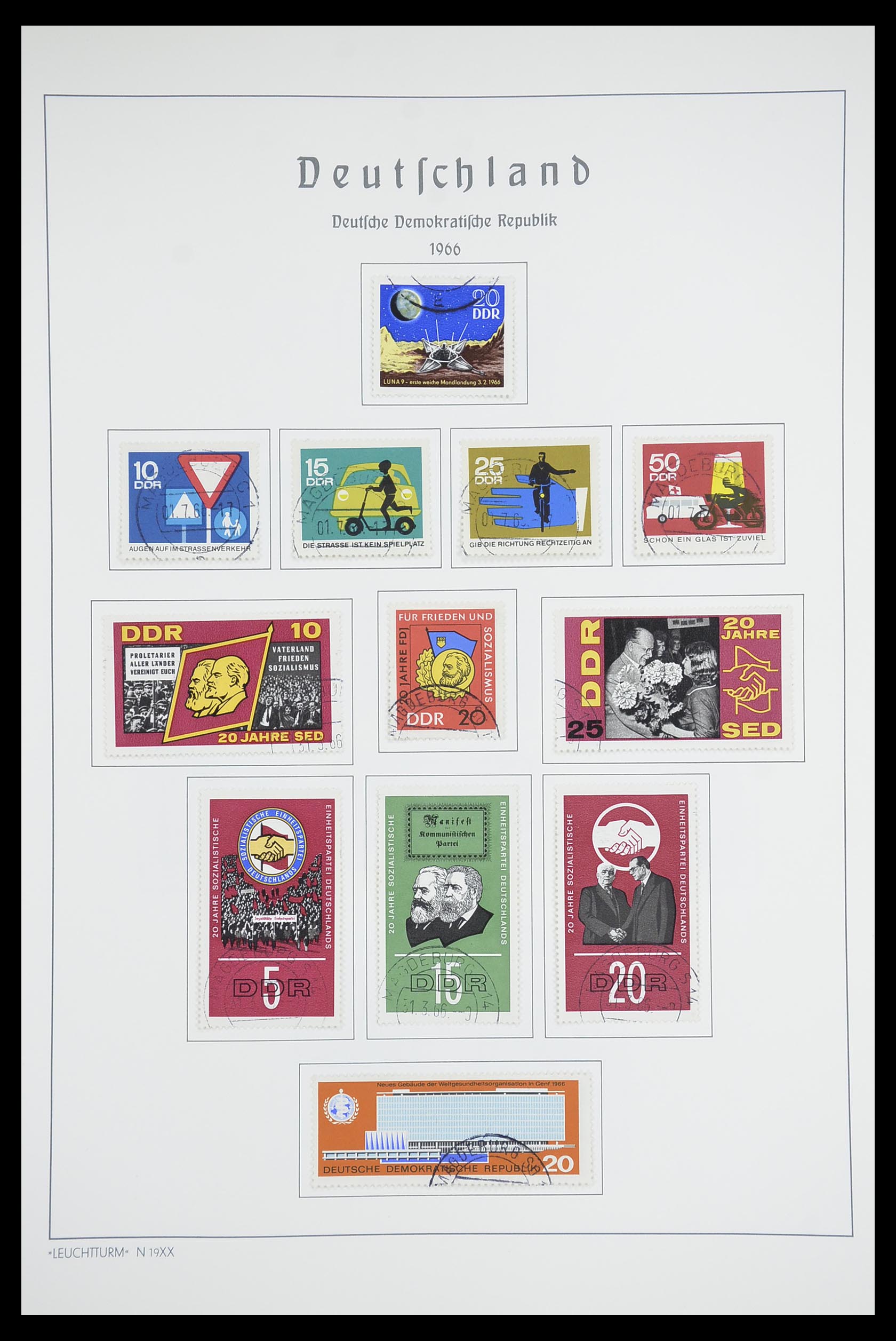 33709 108 - Postzegelverzameling 33709 DDR 1948-1973.