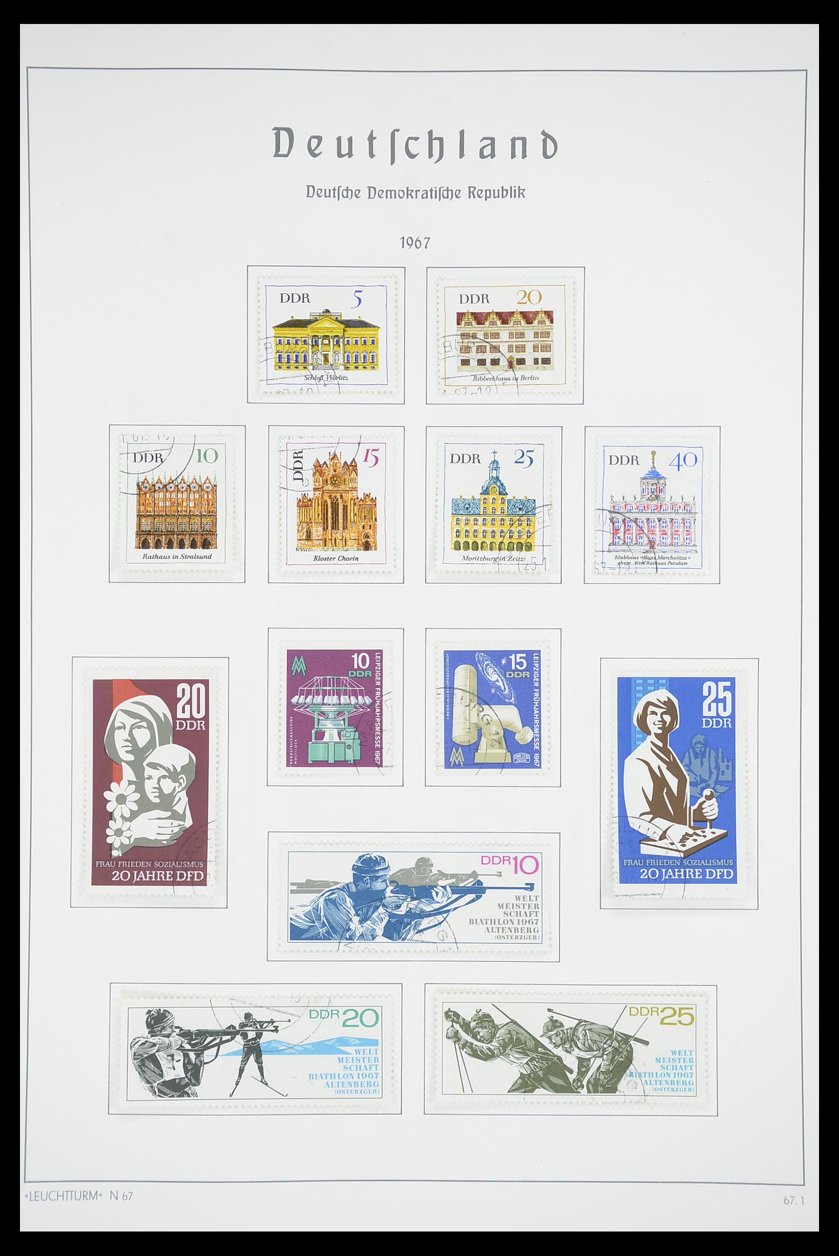 33709 116 - Postzegelverzameling 33709 DDR 1948-1973.