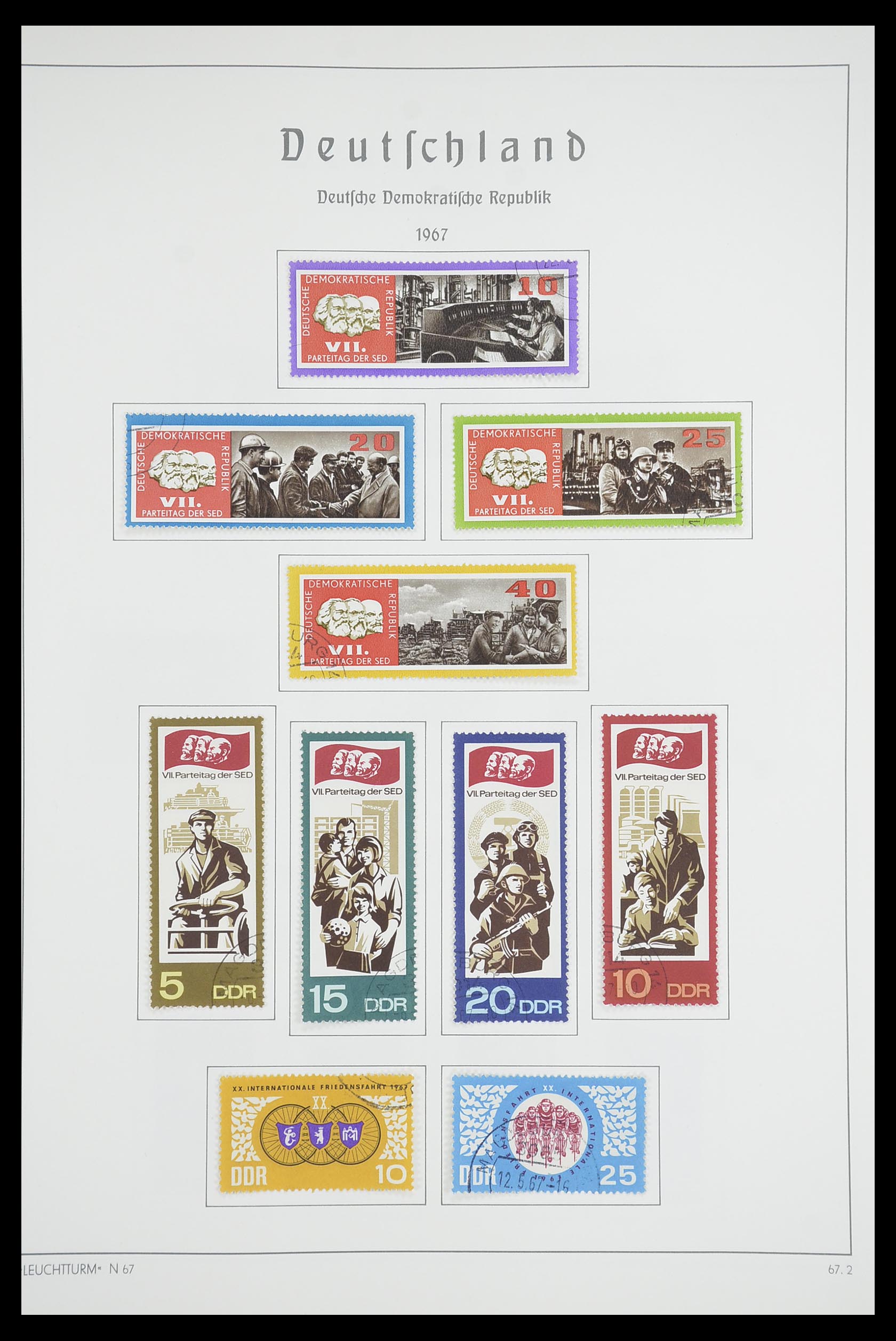 33709 117 - Postzegelverzameling 33709 DDR 1948-1973.