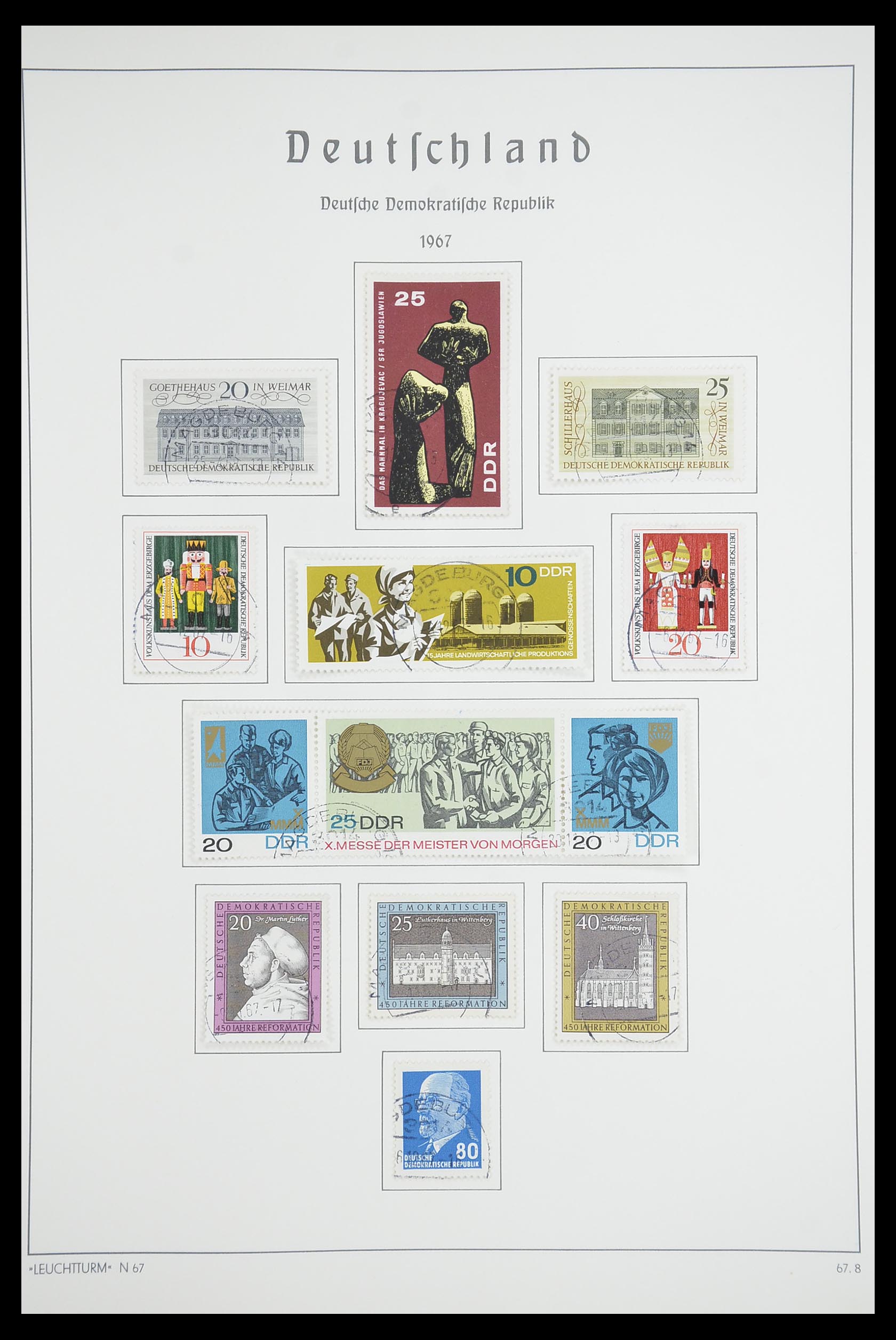 33709 123 - Postzegelverzameling 33709 DDR 1948-1973.