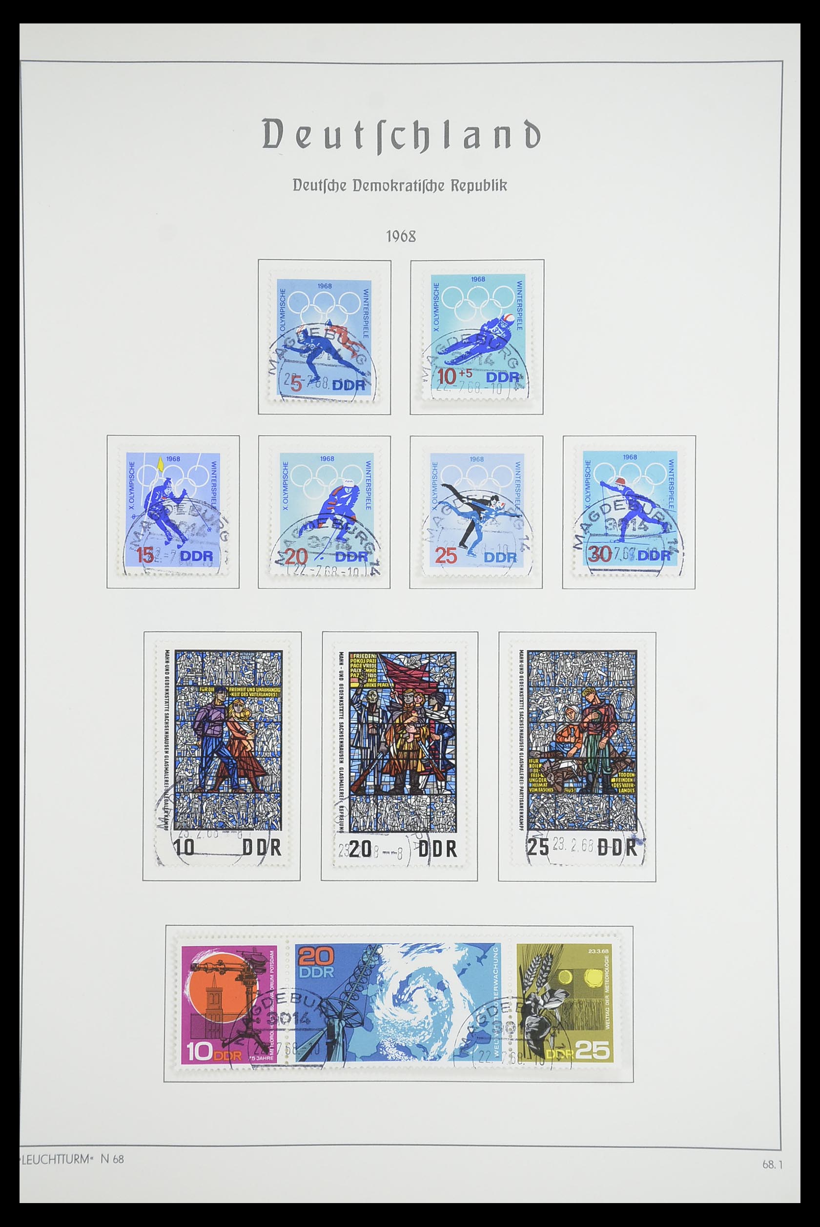 33709 125 - Postzegelverzameling 33709 DDR 1948-1973.