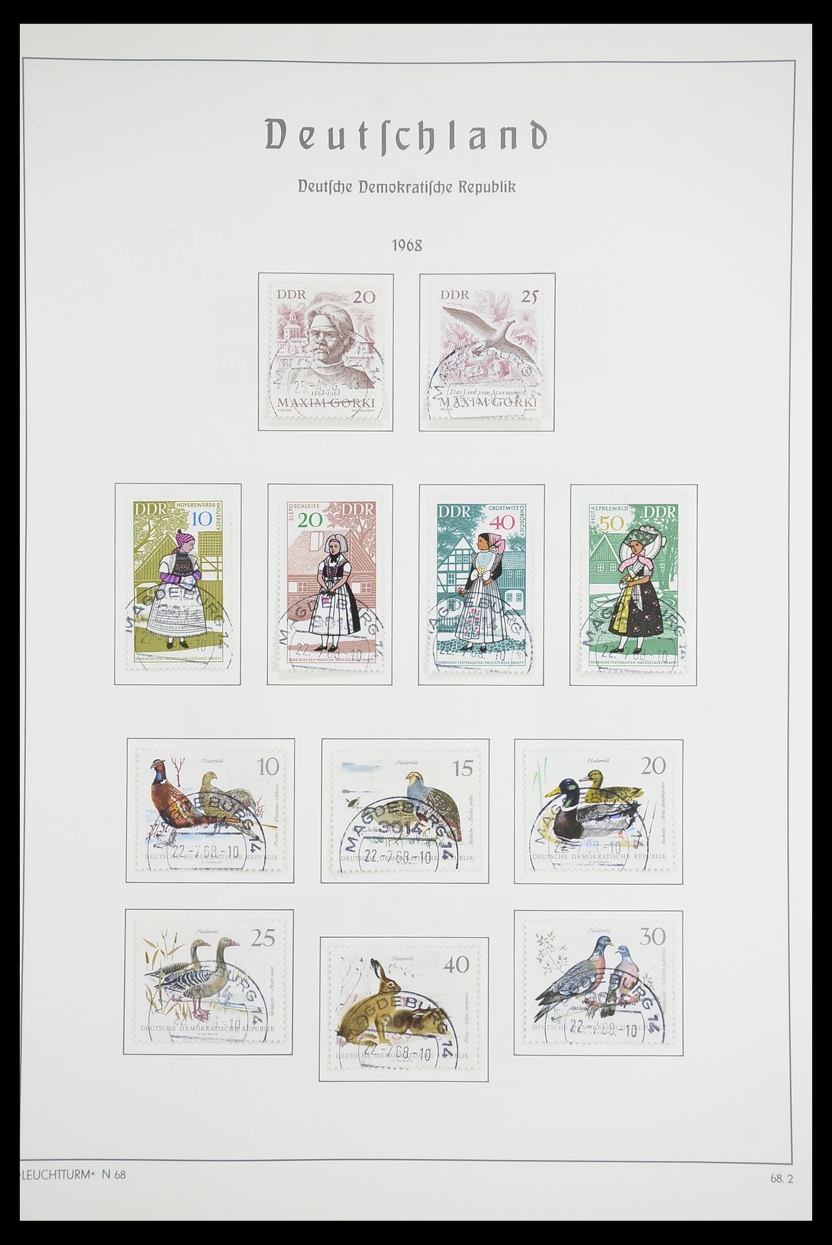 33709 126 - Postzegelverzameling 33709 DDR 1948-1973.