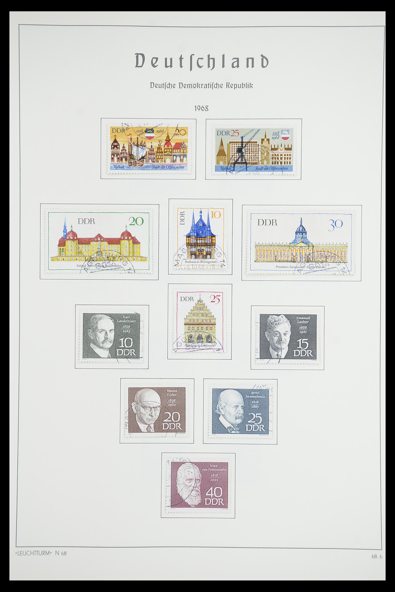 33709 130 - Postzegelverzameling 33709 DDR 1948-1973.