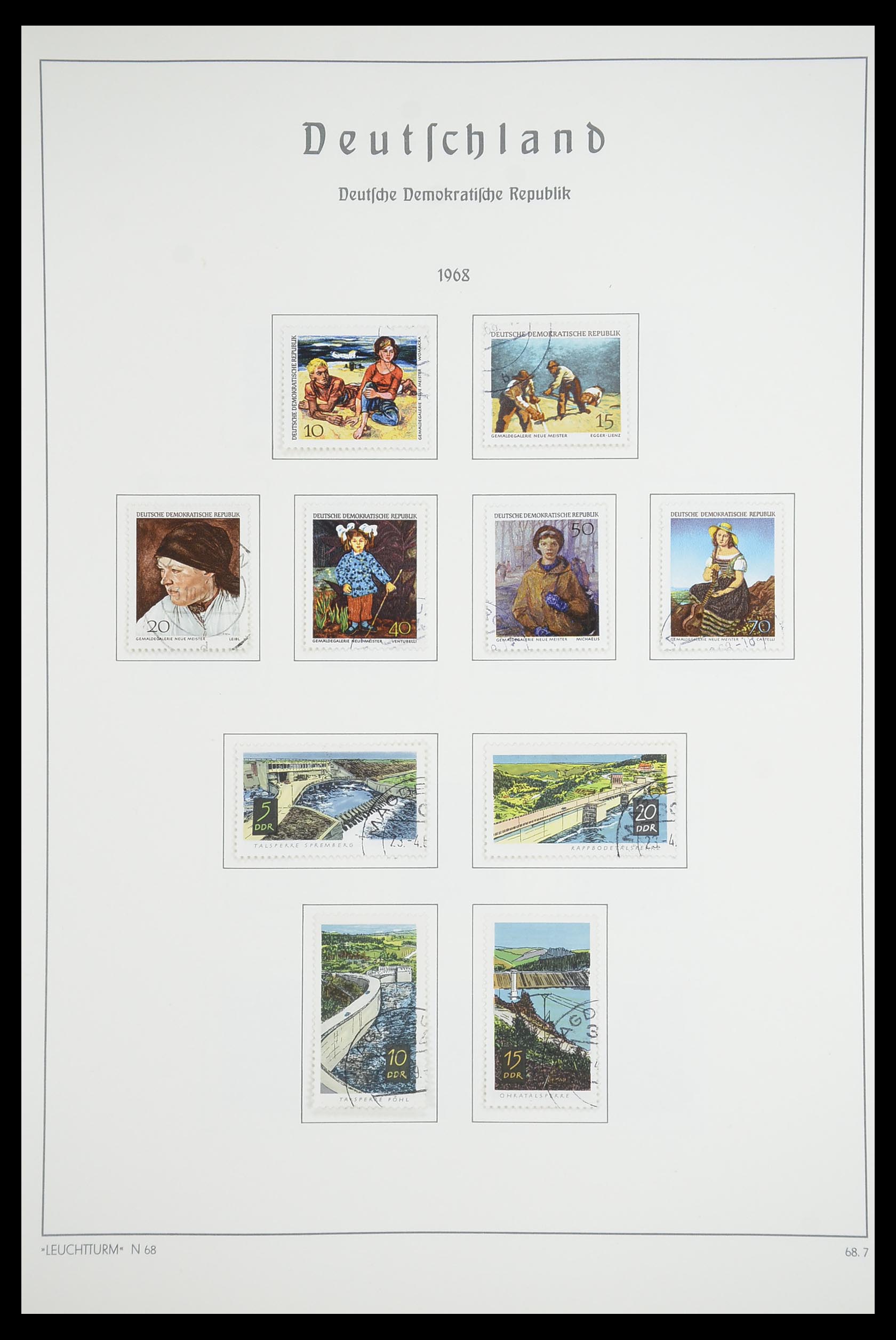33709 131 - Postzegelverzameling 33709 DDR 1948-1973.