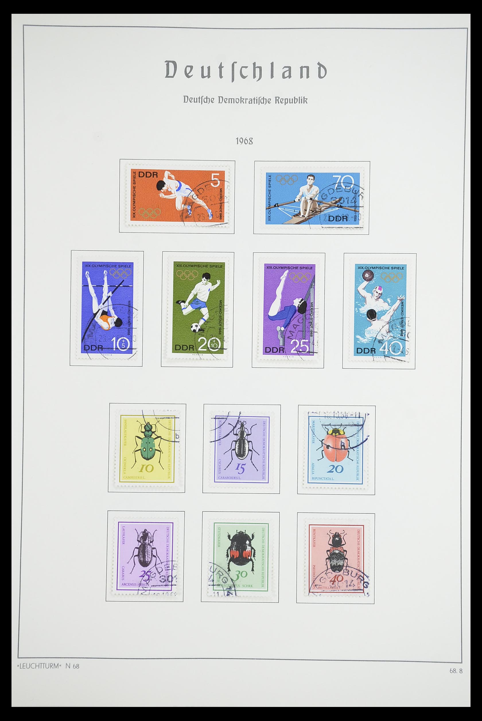33709 132 - Postzegelverzameling 33709 DDR 1948-1973.