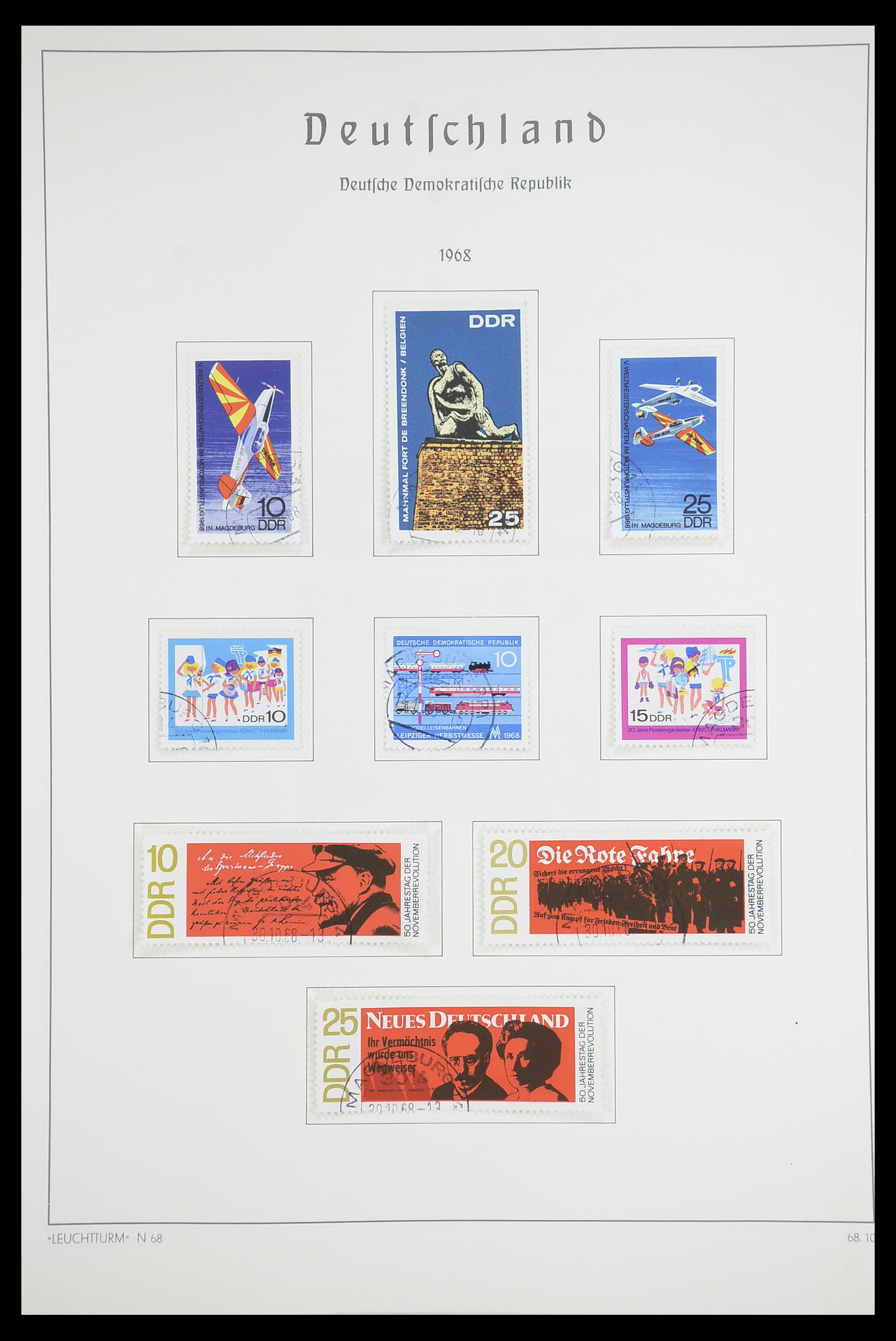 33709 134 - Postzegelverzameling 33709 DDR 1948-1973.