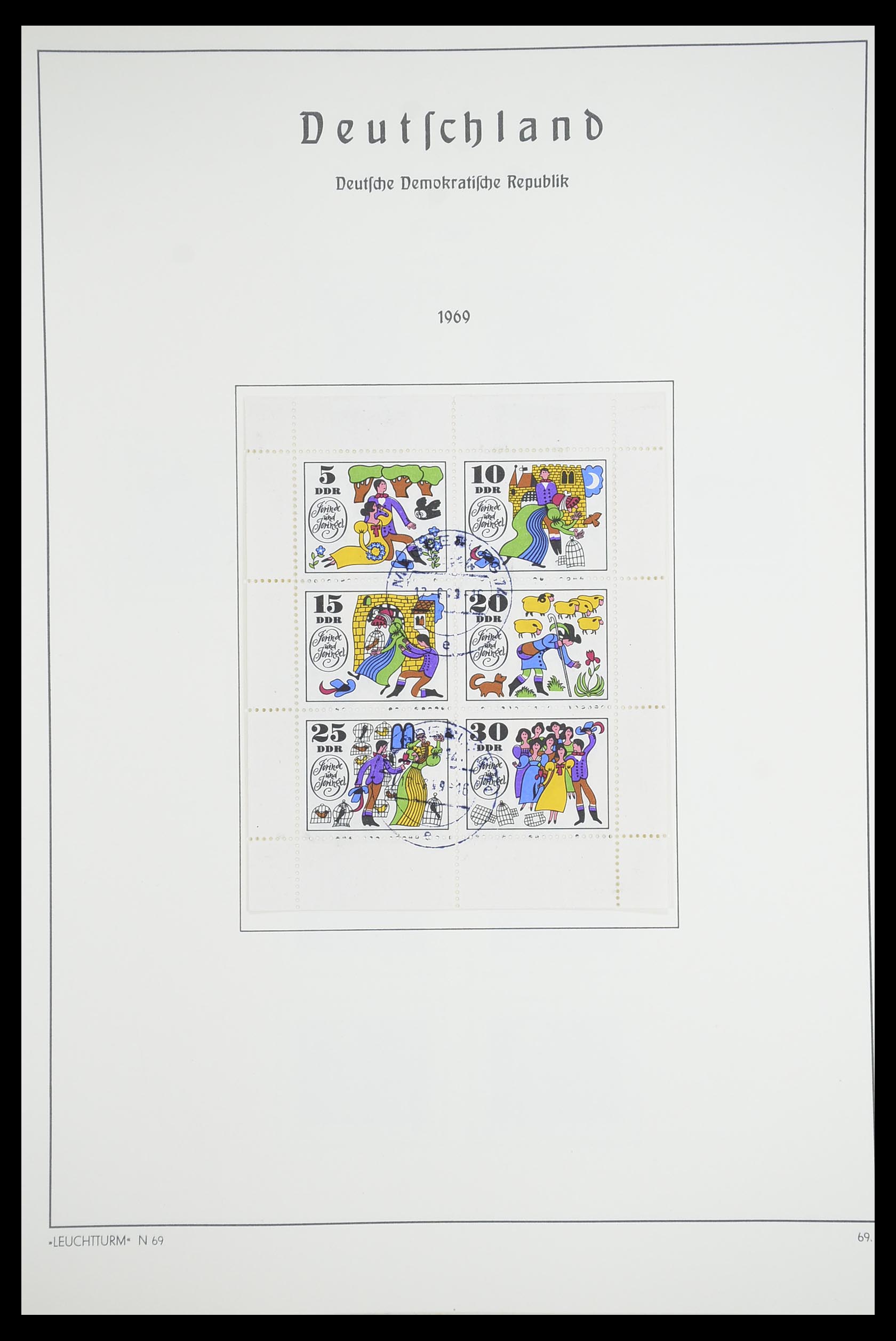 33709 136 - Postzegelverzameling 33709 DDR 1948-1973.