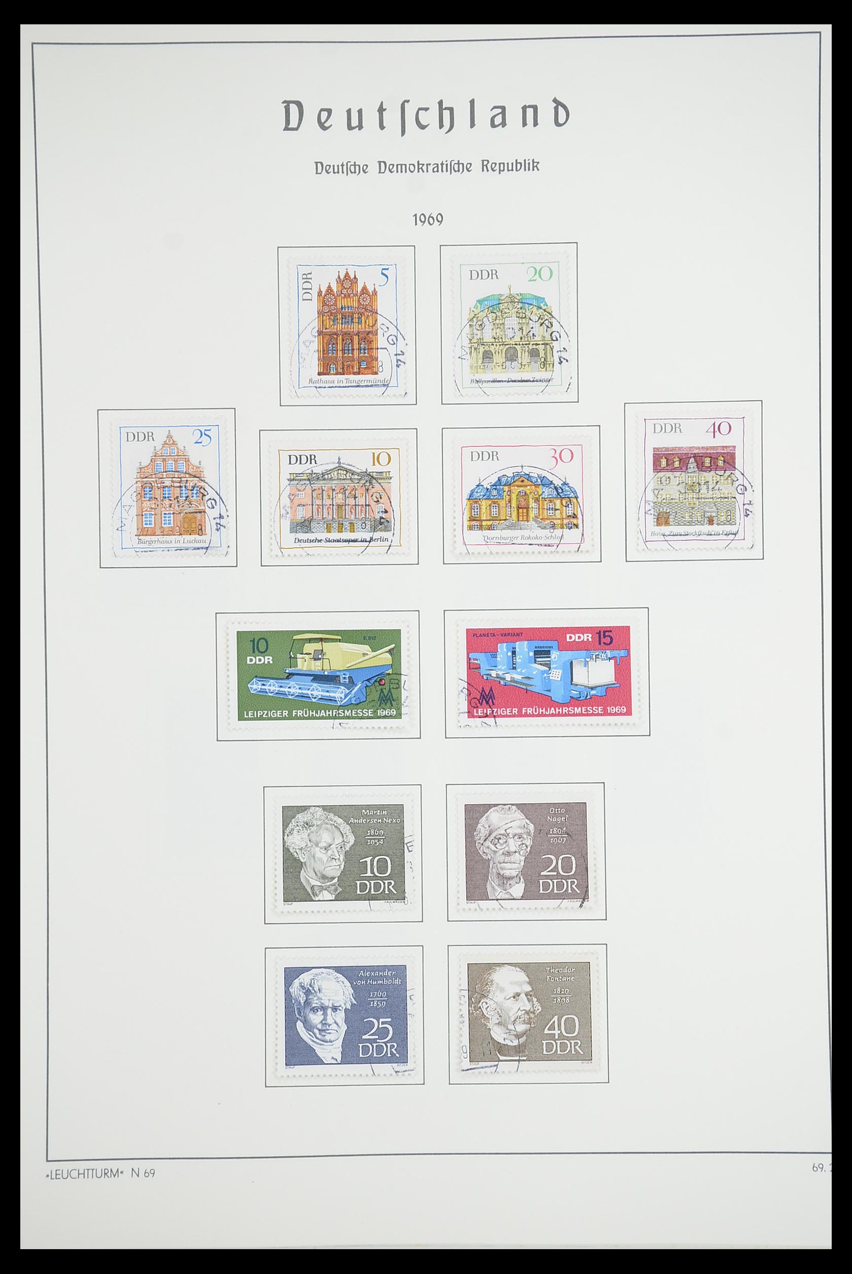 33709 137 - Postzegelverzameling 33709 DDR 1948-1973.