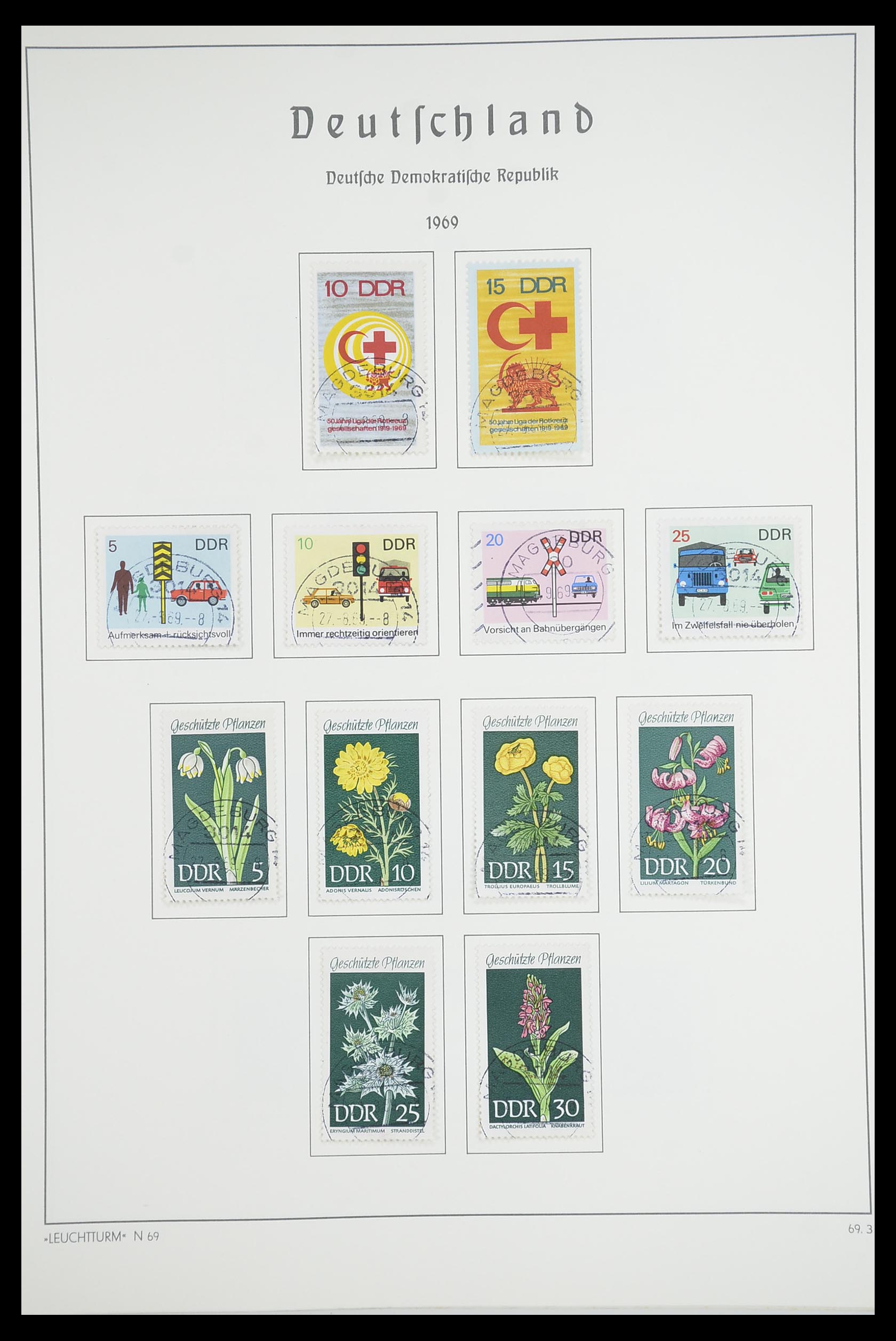 33709 138 - Postzegelverzameling 33709 DDR 1948-1973.