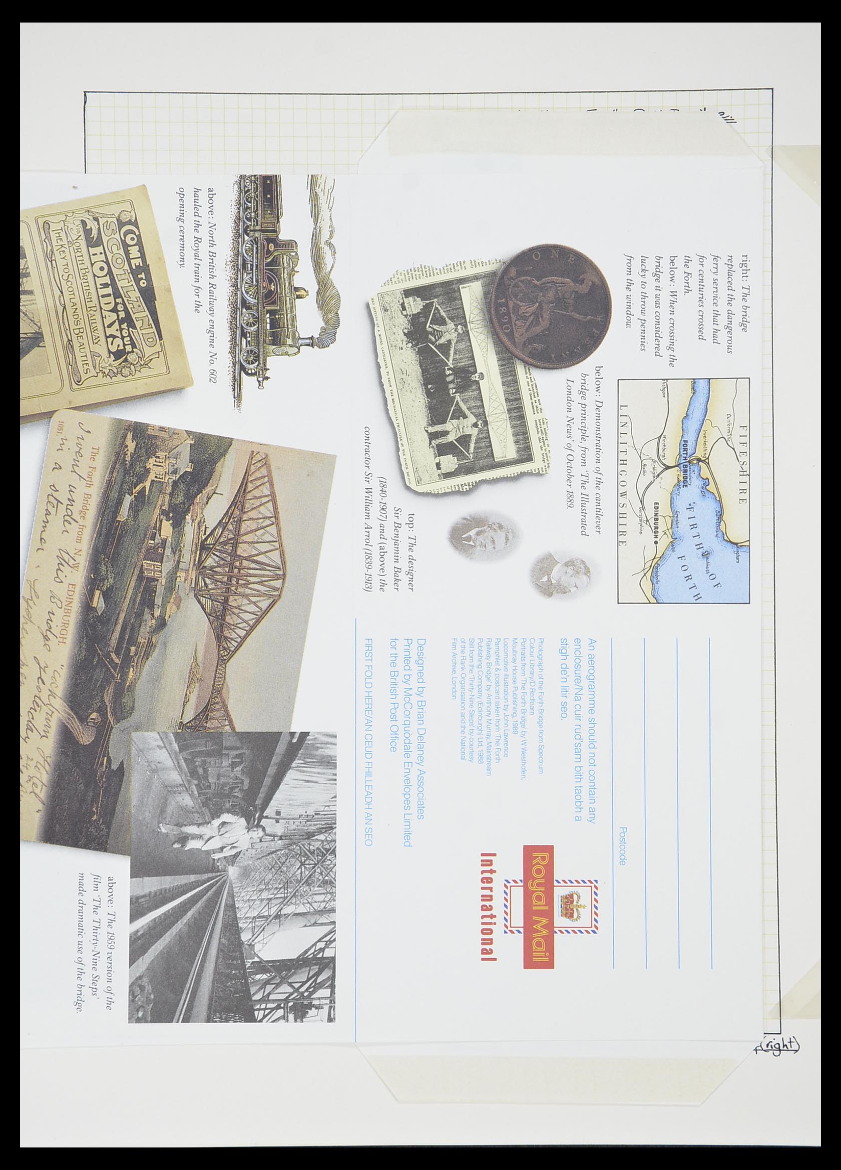 33755 0120 - Postzegelverzameling 33755 Motief treinen 1900-2010.