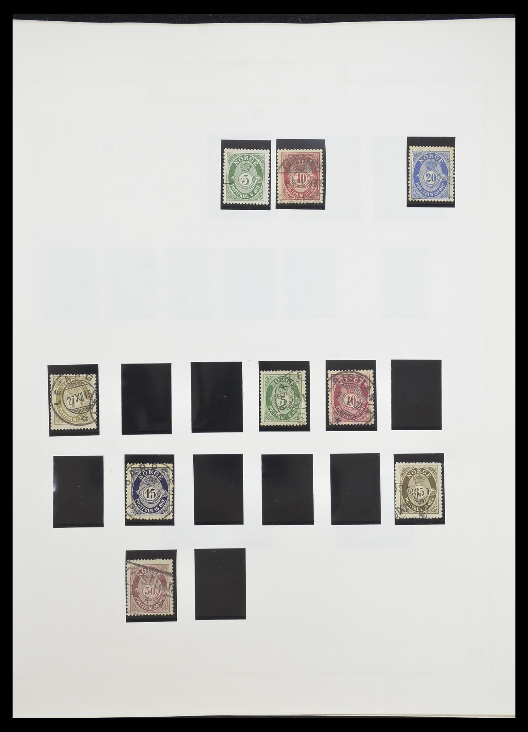 33755 0134 - Postzegelverzameling 33755 Motief treinen 1900-2010.