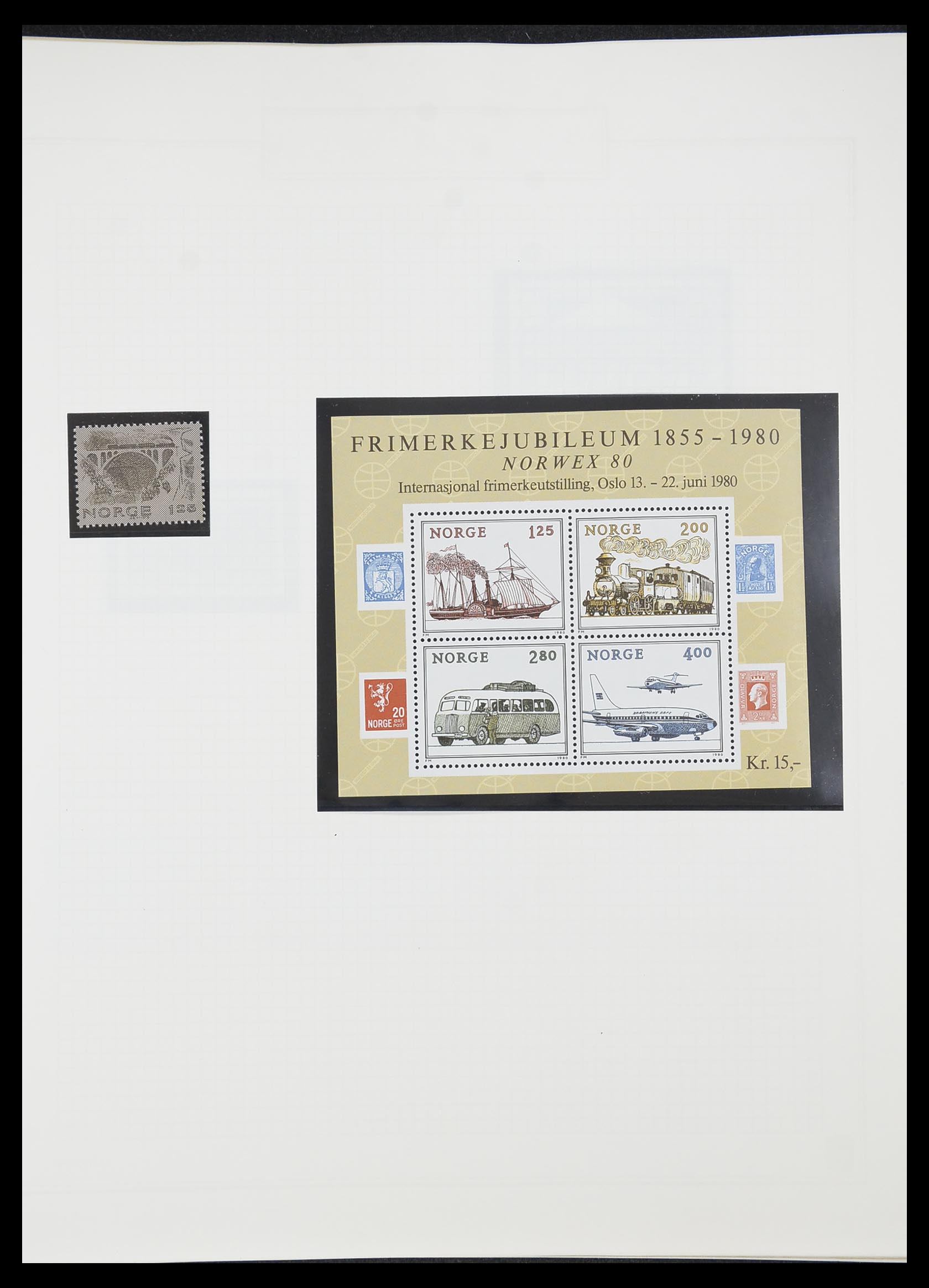 33755 0137 - Postzegelverzameling 33755 Motief treinen 1900-2010.
