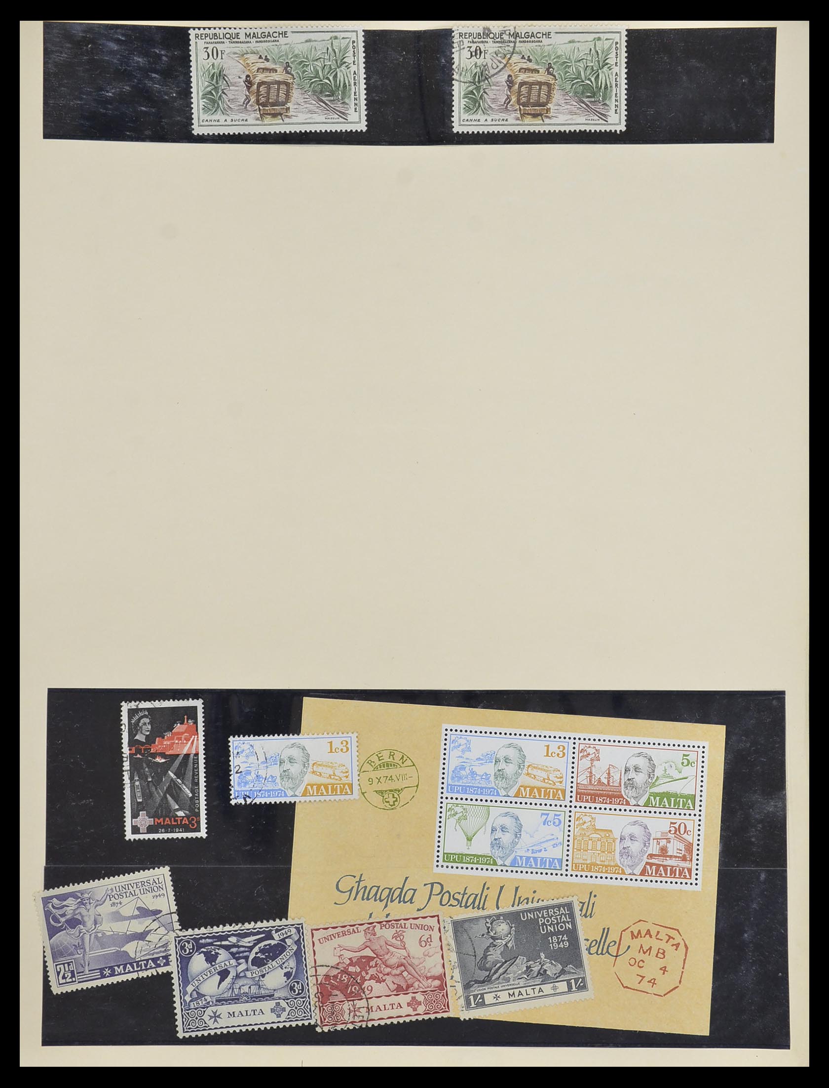 33755 2001 - Postzegelverzameling 33755 Motief treinen 1900-2010.