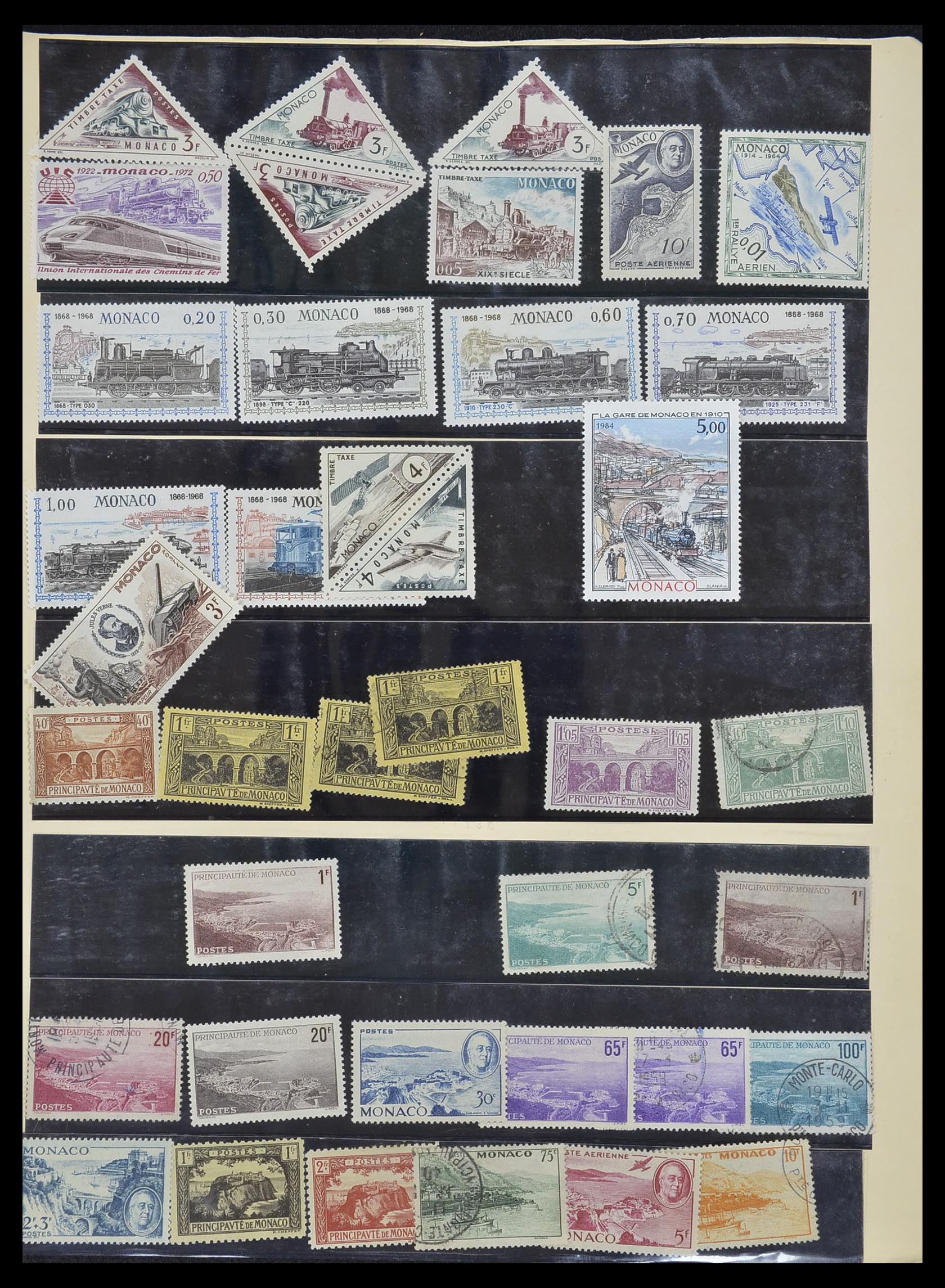 33755 2009 - Postzegelverzameling 33755 Motief treinen 1900-2010.